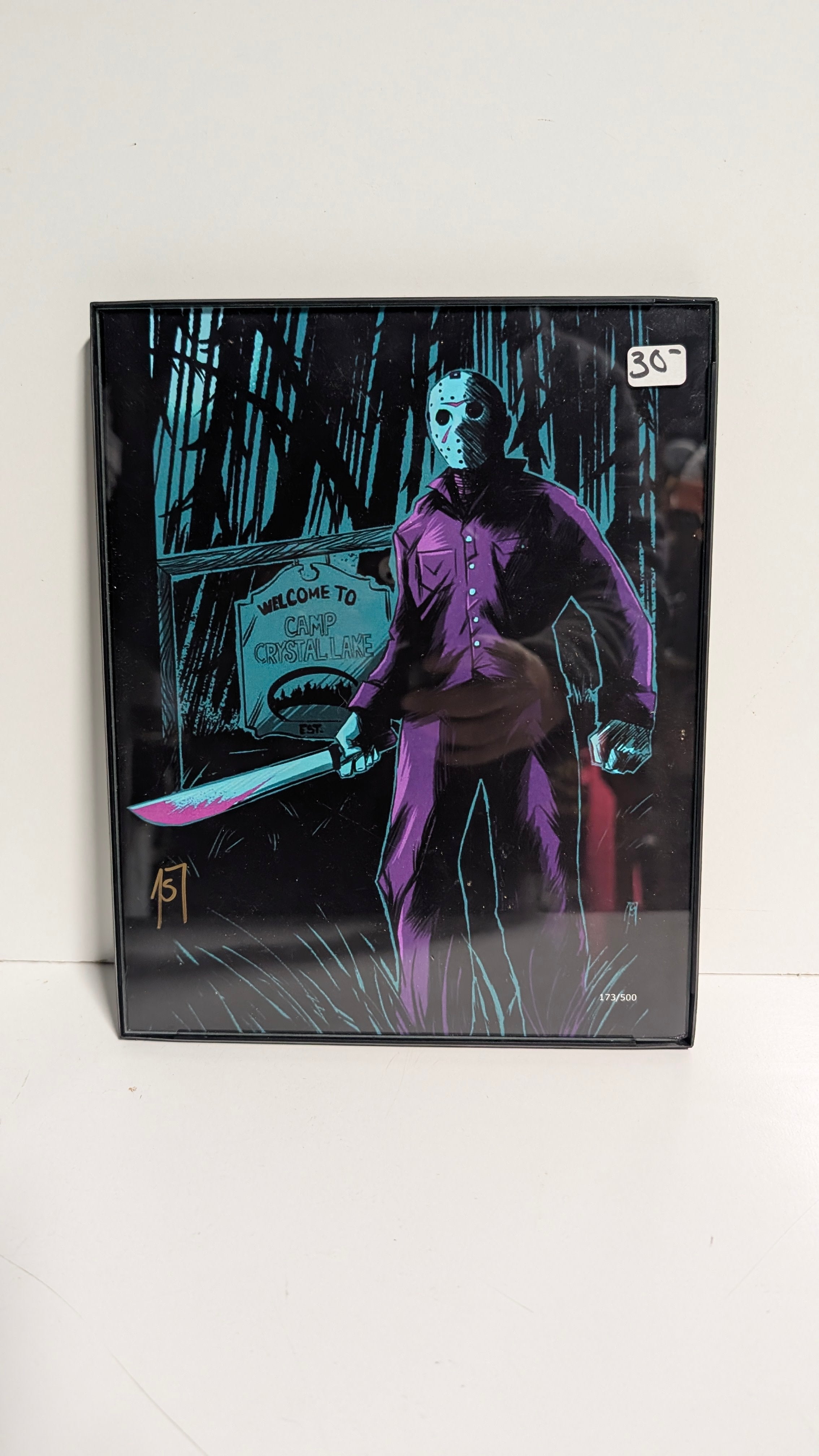 Friday The 13th Camp Crystal Lake Jason Signed Limited Edition Horror Art Print