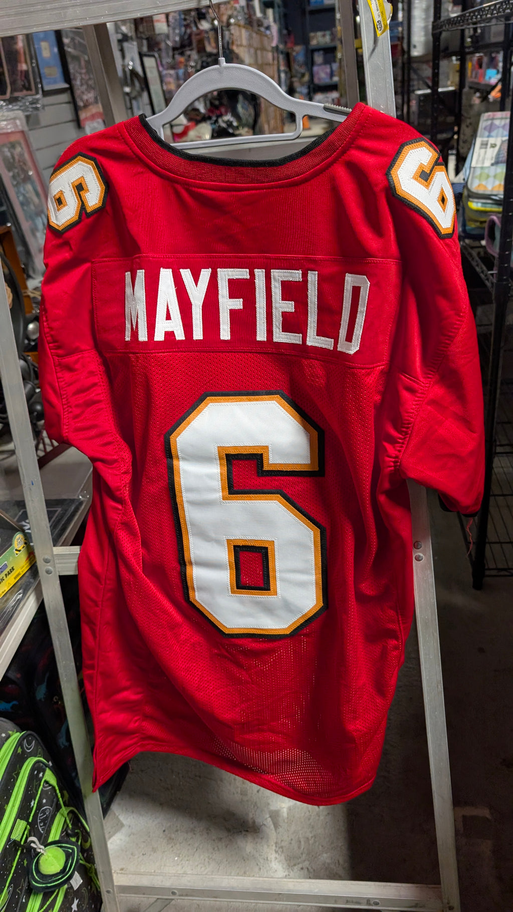 Baker Mayfield Tampa Bay Buccaneers Red Football Jersey Number 6 XL Collectible