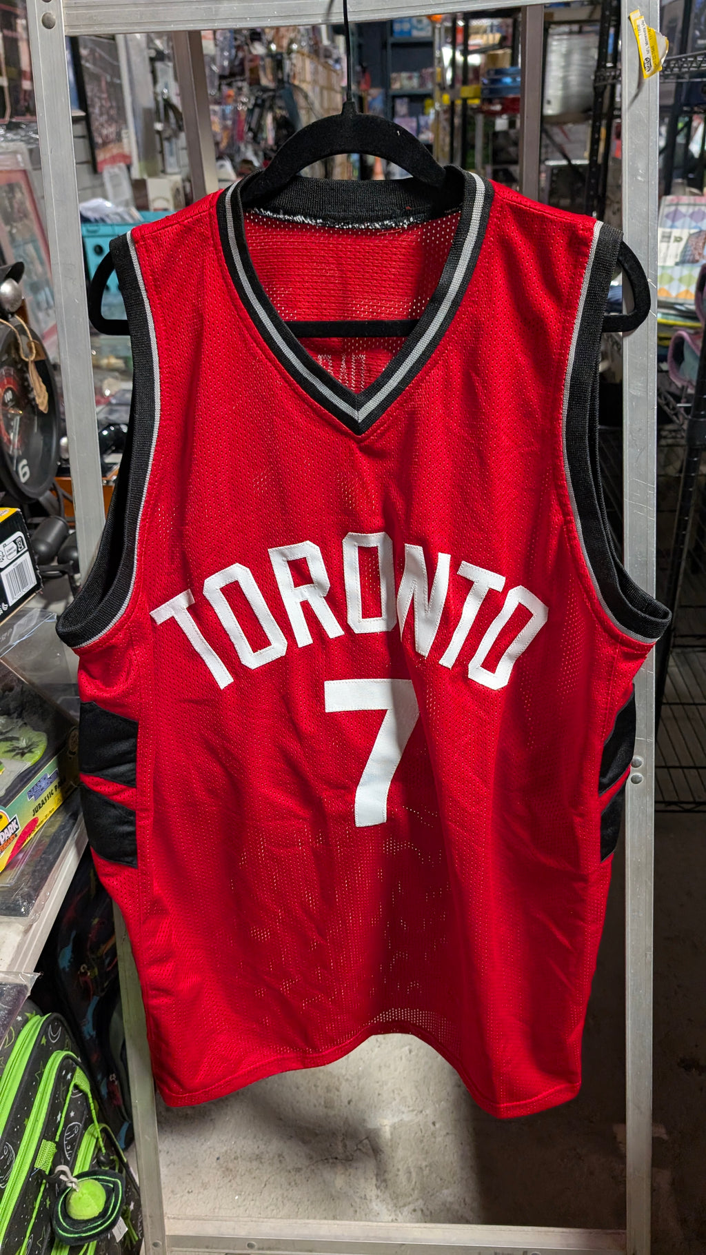 Vintage Kyle Lowry Toronto Raptors Basketball Jersey Number 7 XL Collectible