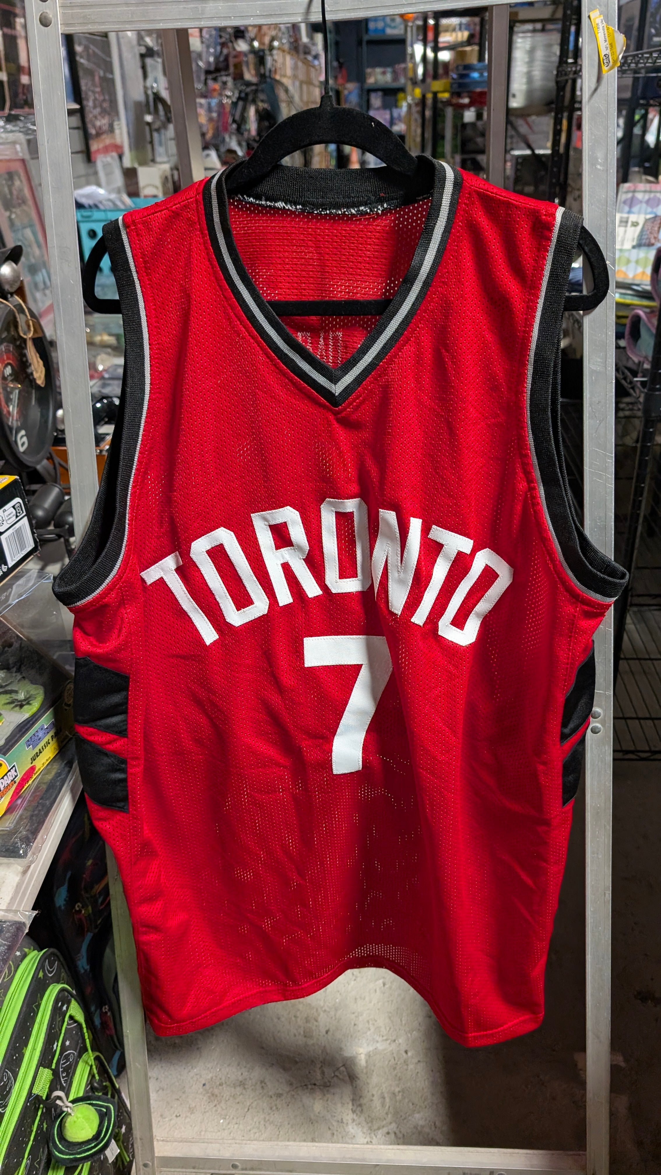 Vintage Kyle Lowry Toronto Raptors Basketball Jersey Number 7 XL Collectible