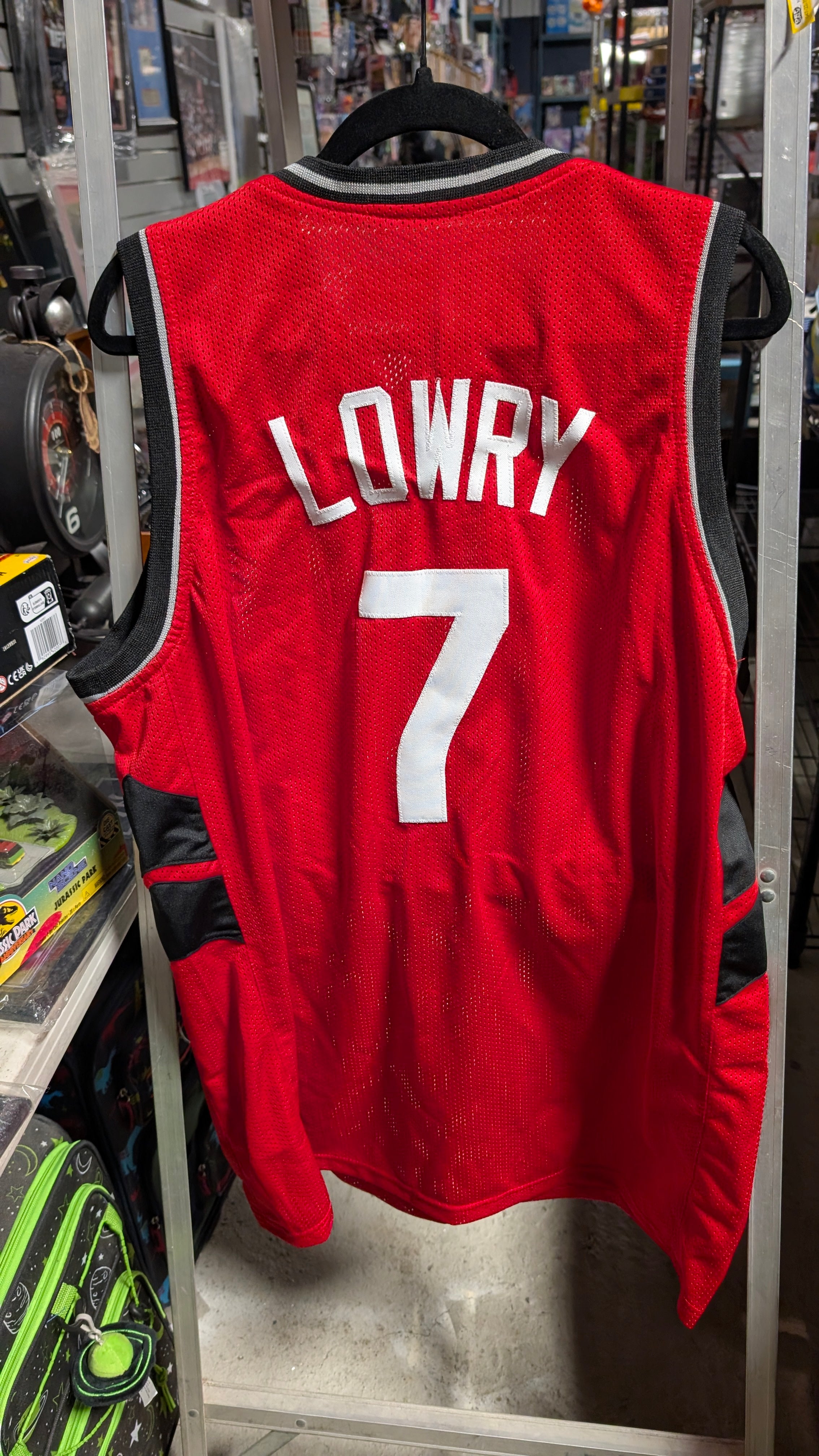Vintage Kyle Lowry Toronto Raptors Basketball Jersey Number 7 XL Collectible