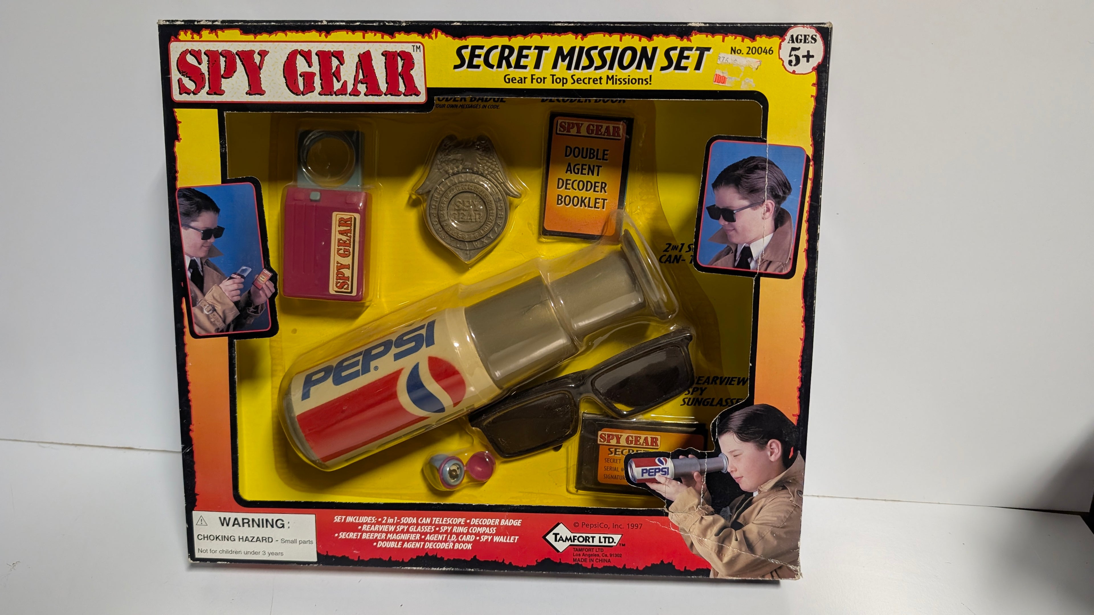 Vintage Spy Gear Secret Mission Set Pepsi Promotional Toy Boxed 1997 Collectible
