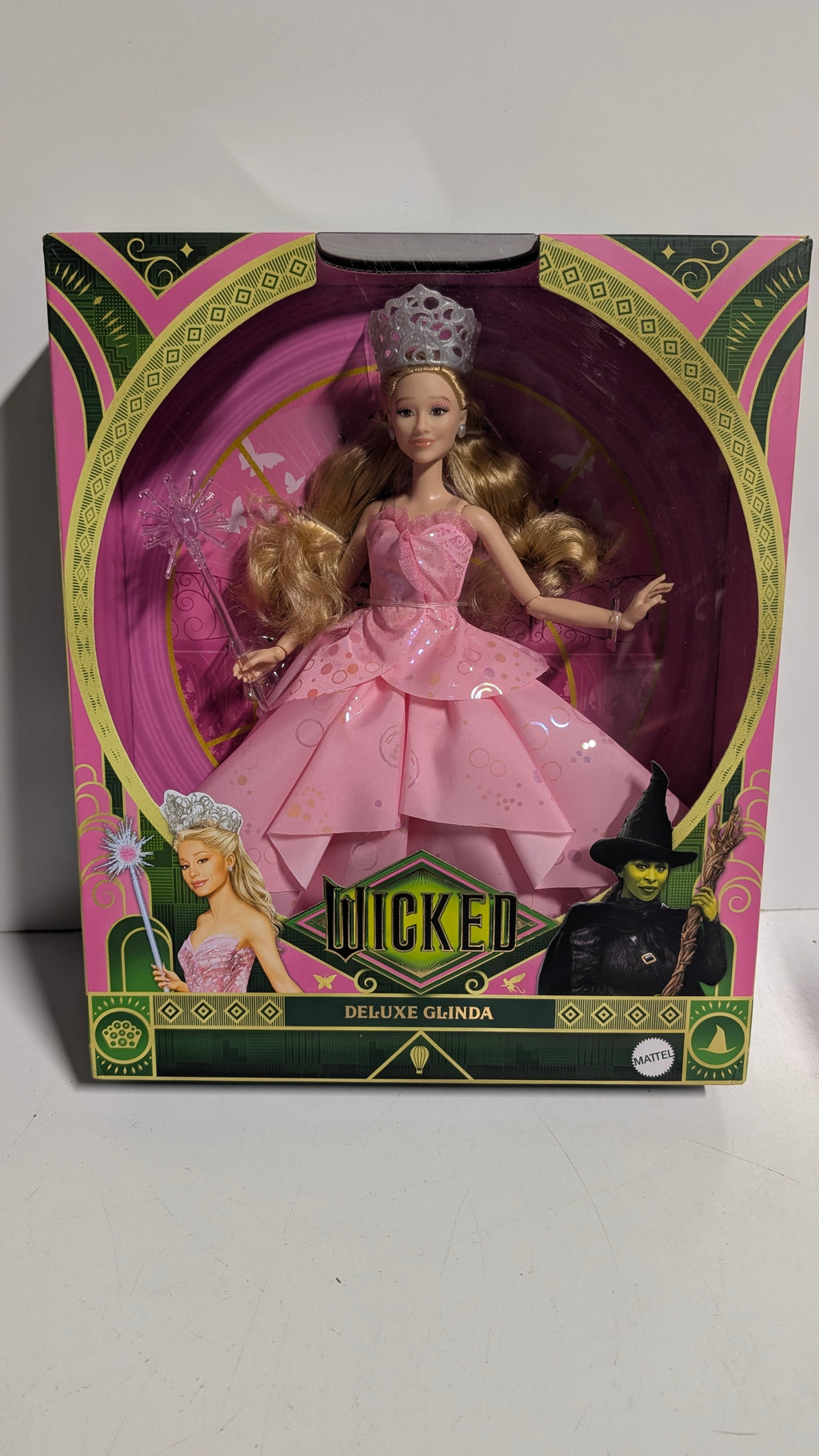 Wicked Deluxe Glinda Fashion Doll Pink Dress New In Box Broadway Collectible