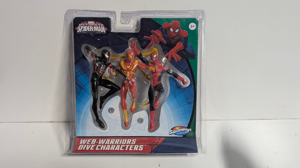 Marvel Ultimate Spider-Man Web-Warriors Dive Characters SwimWays Figure Set