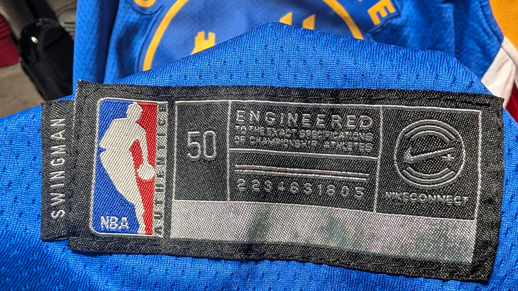 Nike Golden State Warriors Klay Thompson 11 Swingman NBA Jersey Size 50 Blue