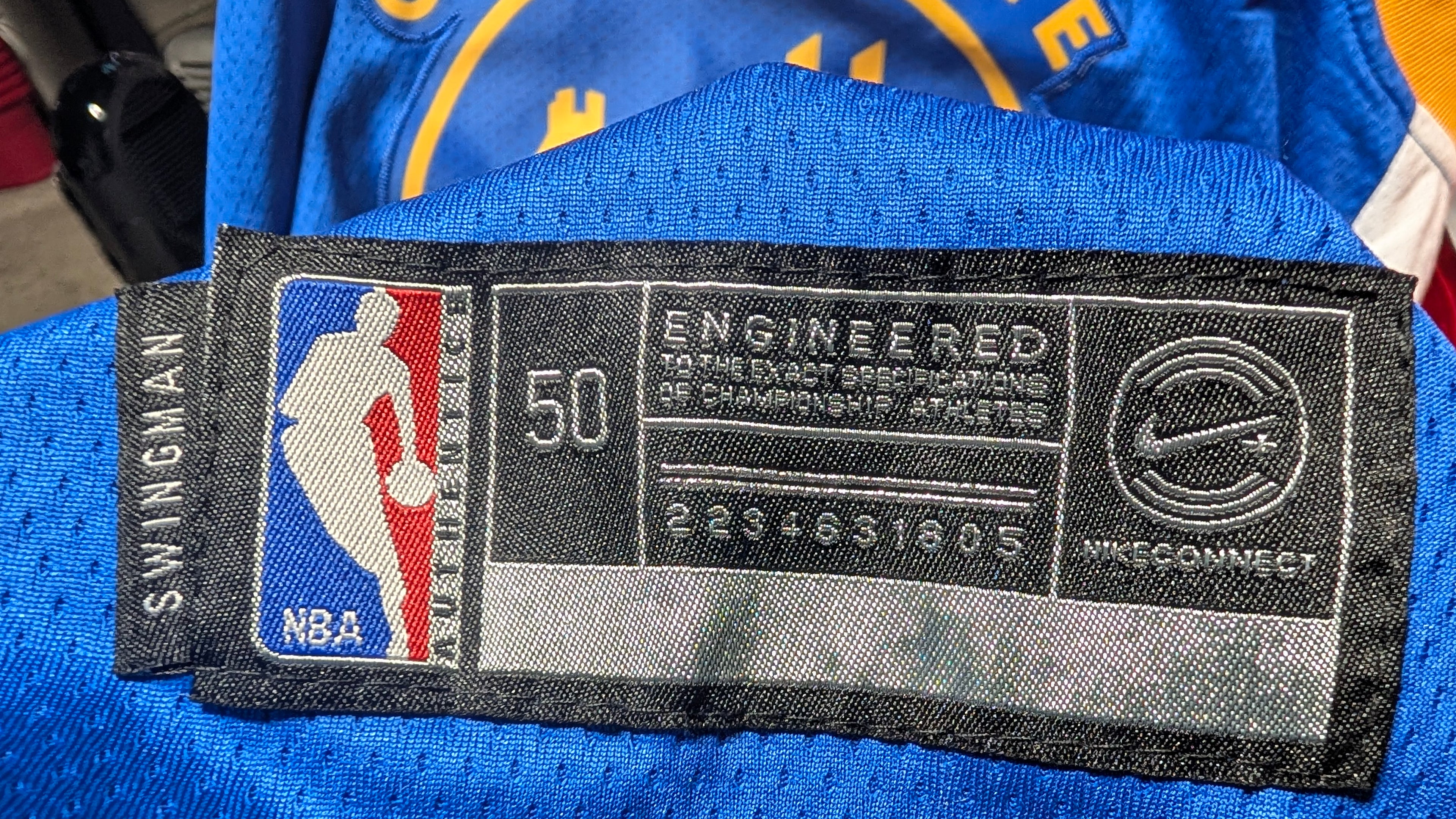 Nike Golden State Warriors Klay Thompson 11 Swingman NBA Jersey Size 50 Blue