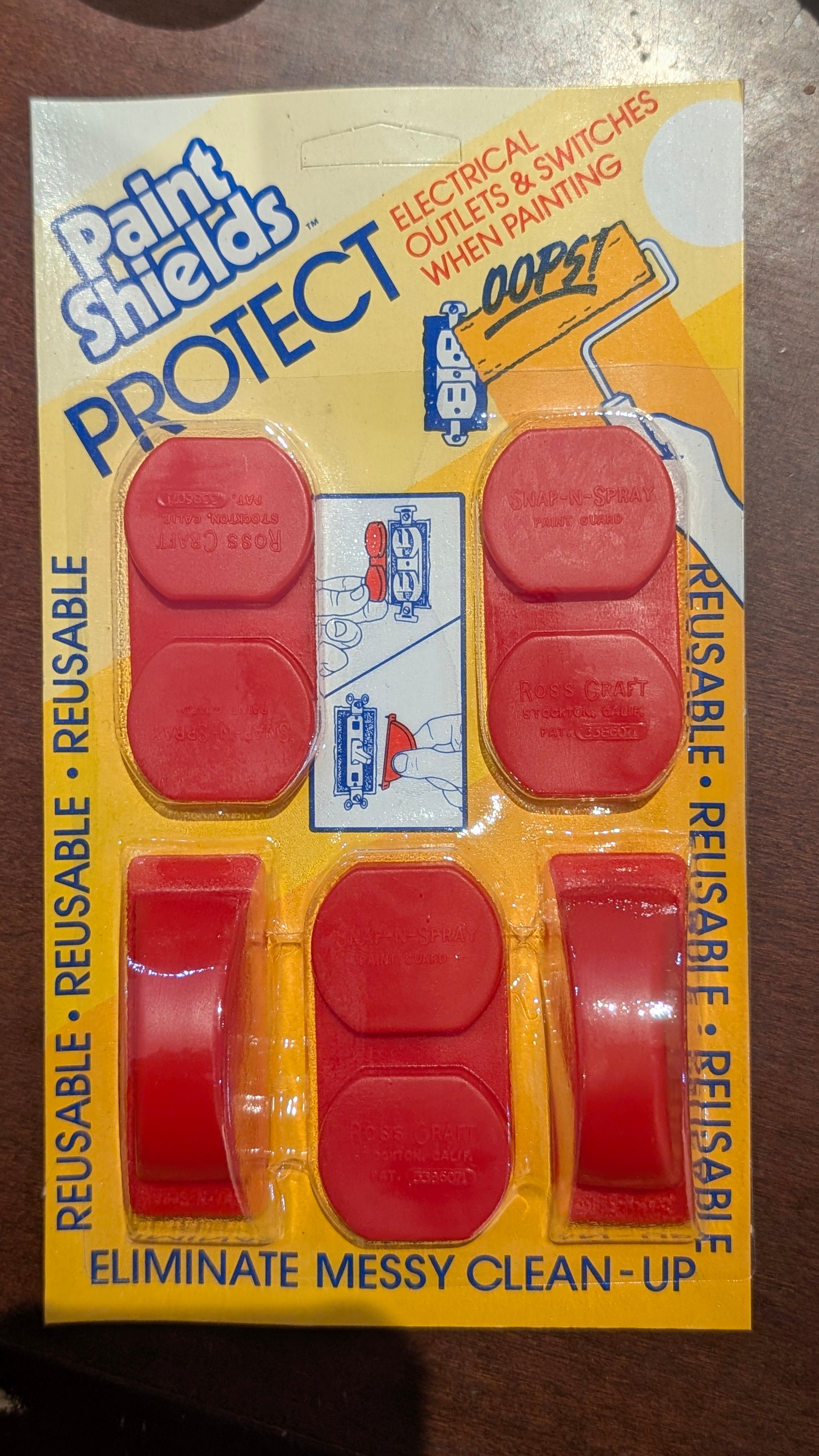 Paint Shields Electrical Outlet Switch Paint Guard Reusable Single Pack Tool