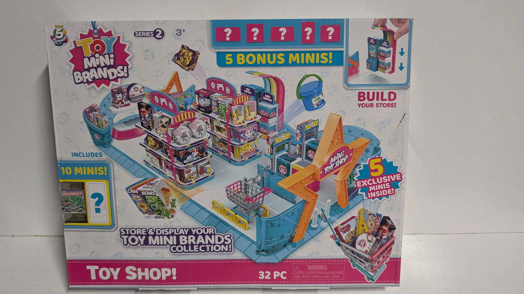 Toy Mini Brands Series 2 Toy Shop Playset With 32 Pieces And Exclusive Minis