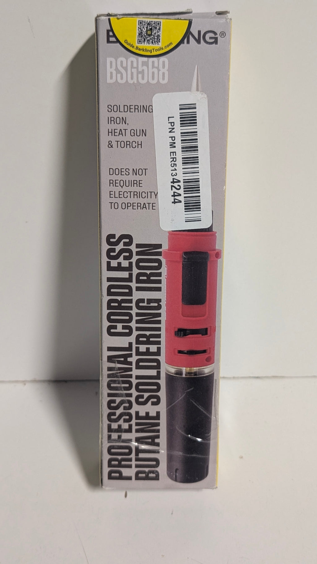 Berkling BSG568 Cordless Butane Soldering Iron Heat Tool Torch Tool Kit Portable