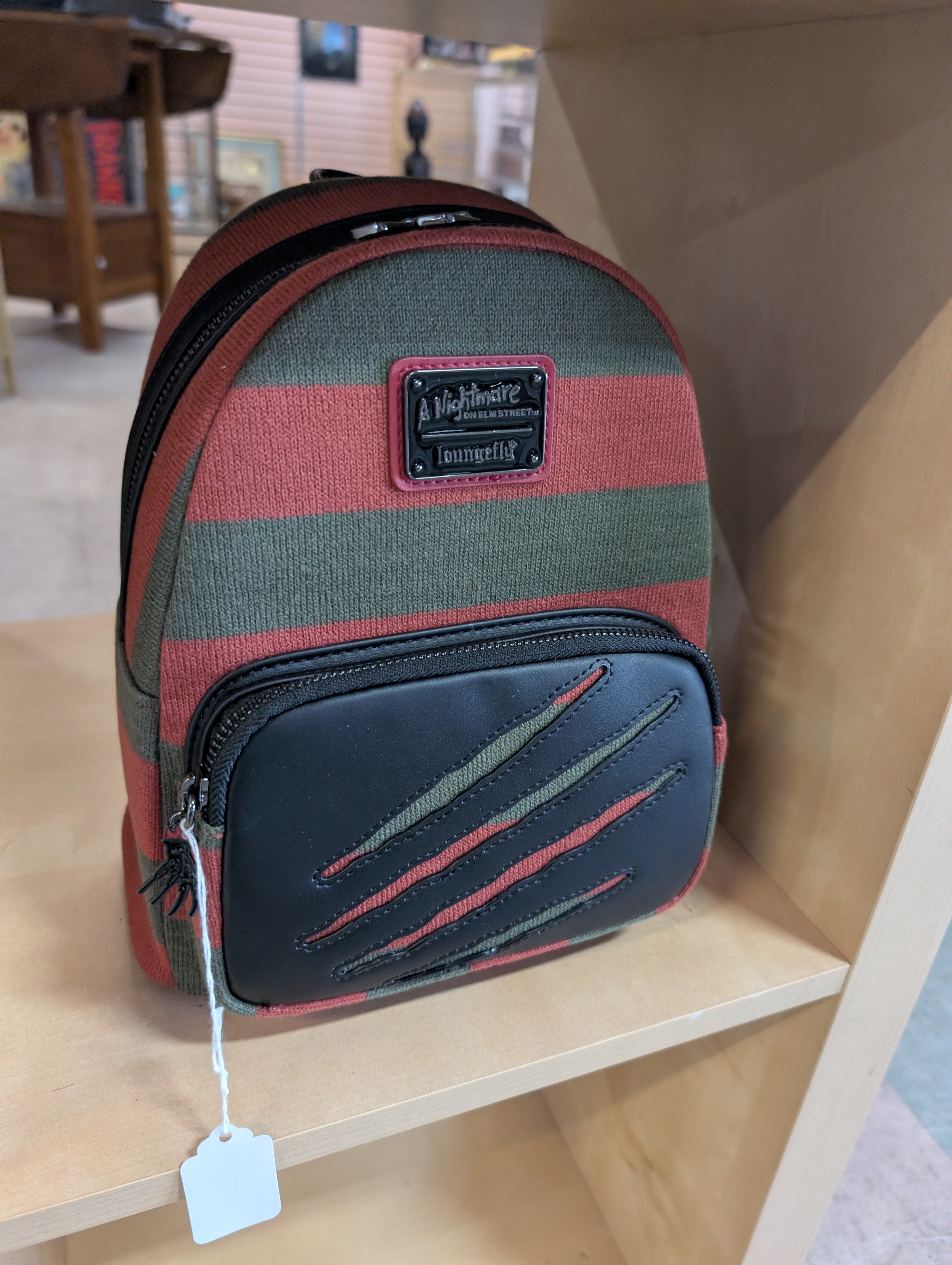 Loungefly Nightmare On Elm Street Freddy Krueger Sweater Mini Backpack