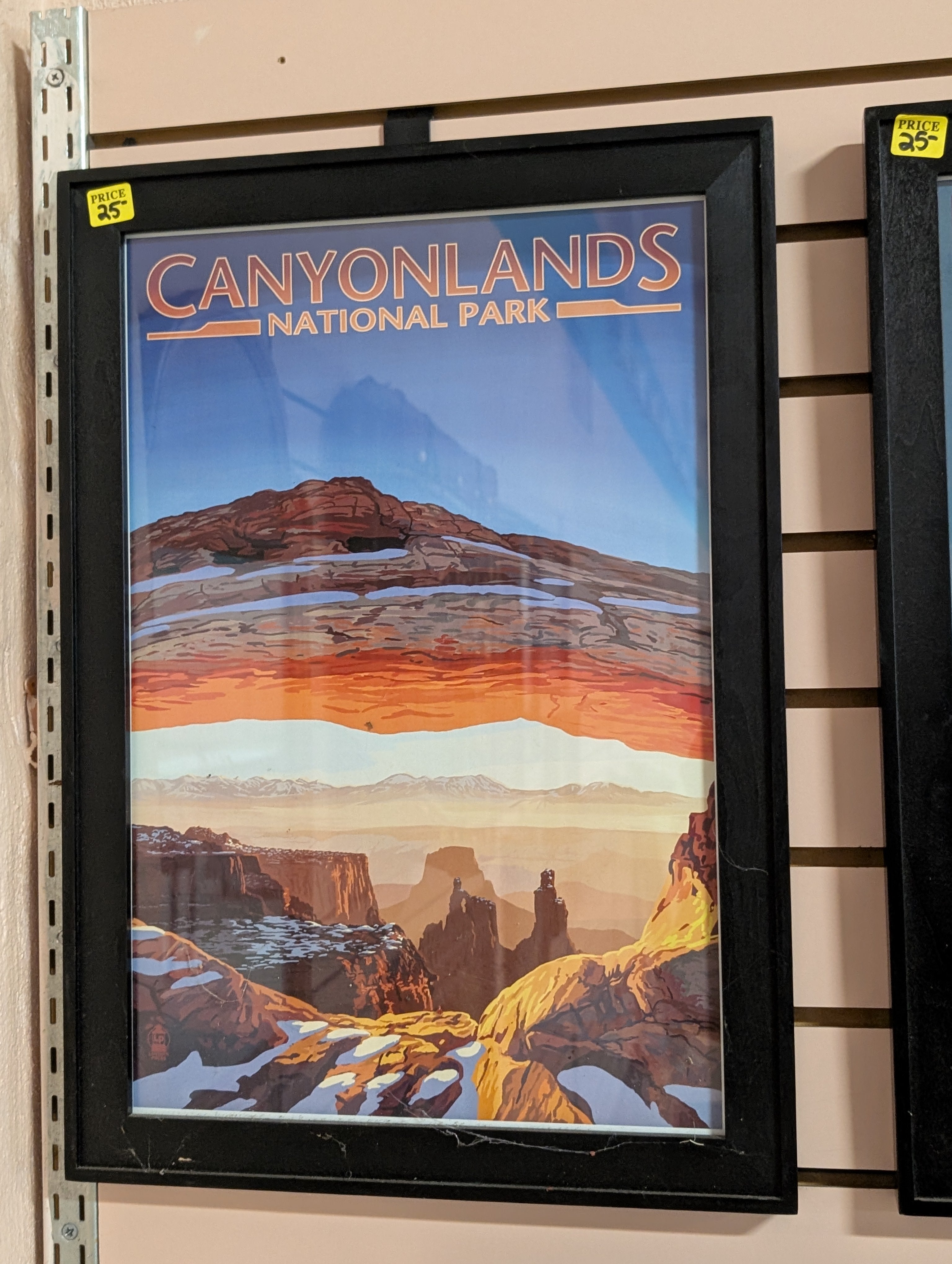 Vintage Canyonlands National Park Framed Travel Poster Wall Art Decor Print