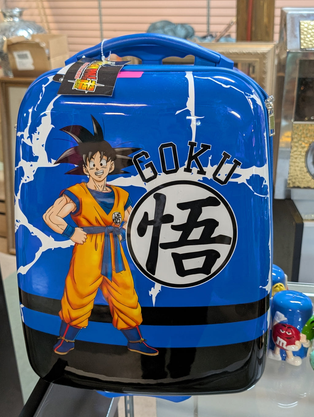 Dragon Ball Super Goku Kids Rolling Luggage Hard Shell Carry On Suitcase Travel