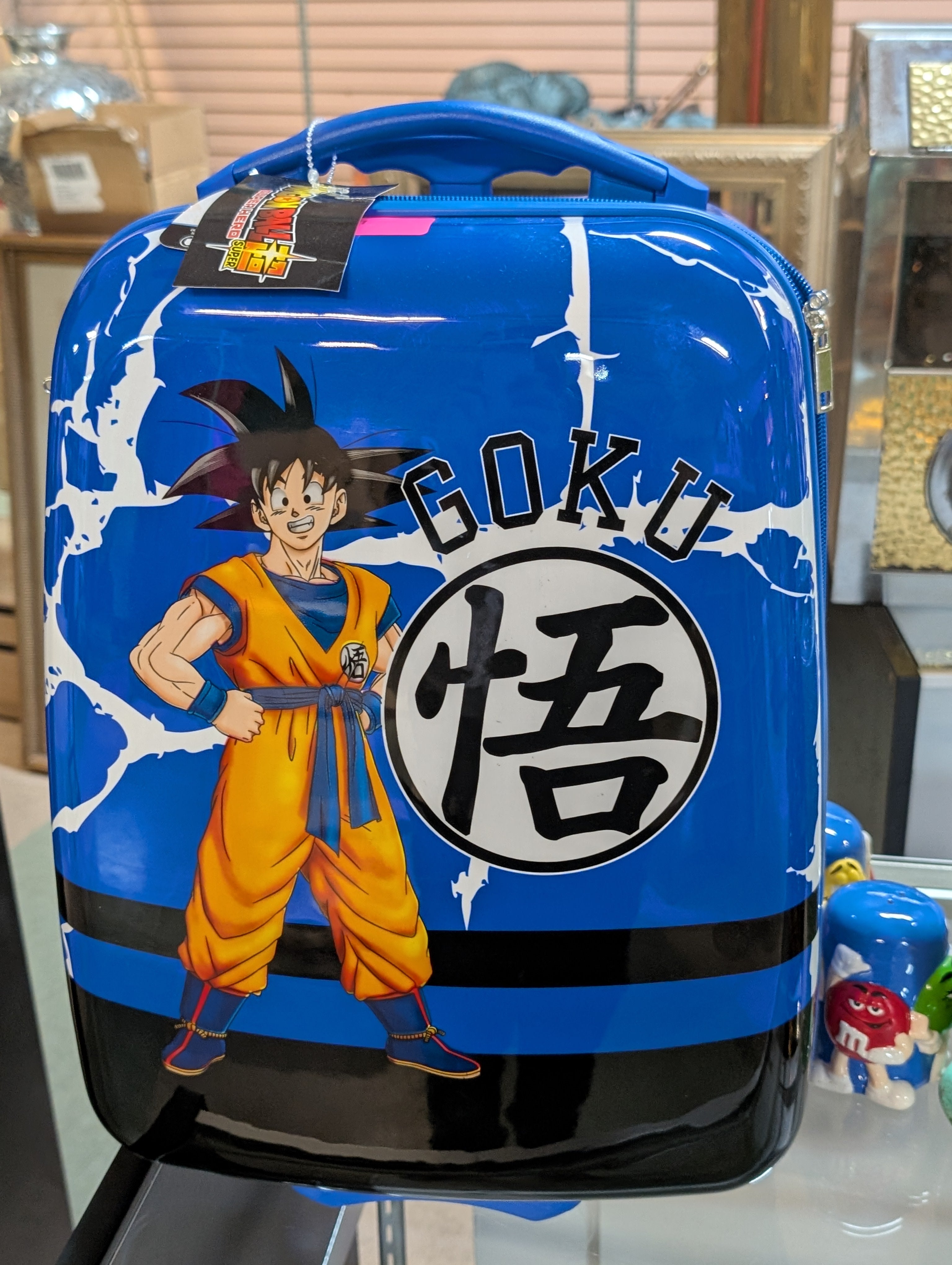 Dragon Ball Super Goku Kids Rolling Luggage Hard Shell Carry On Suitcase Travel