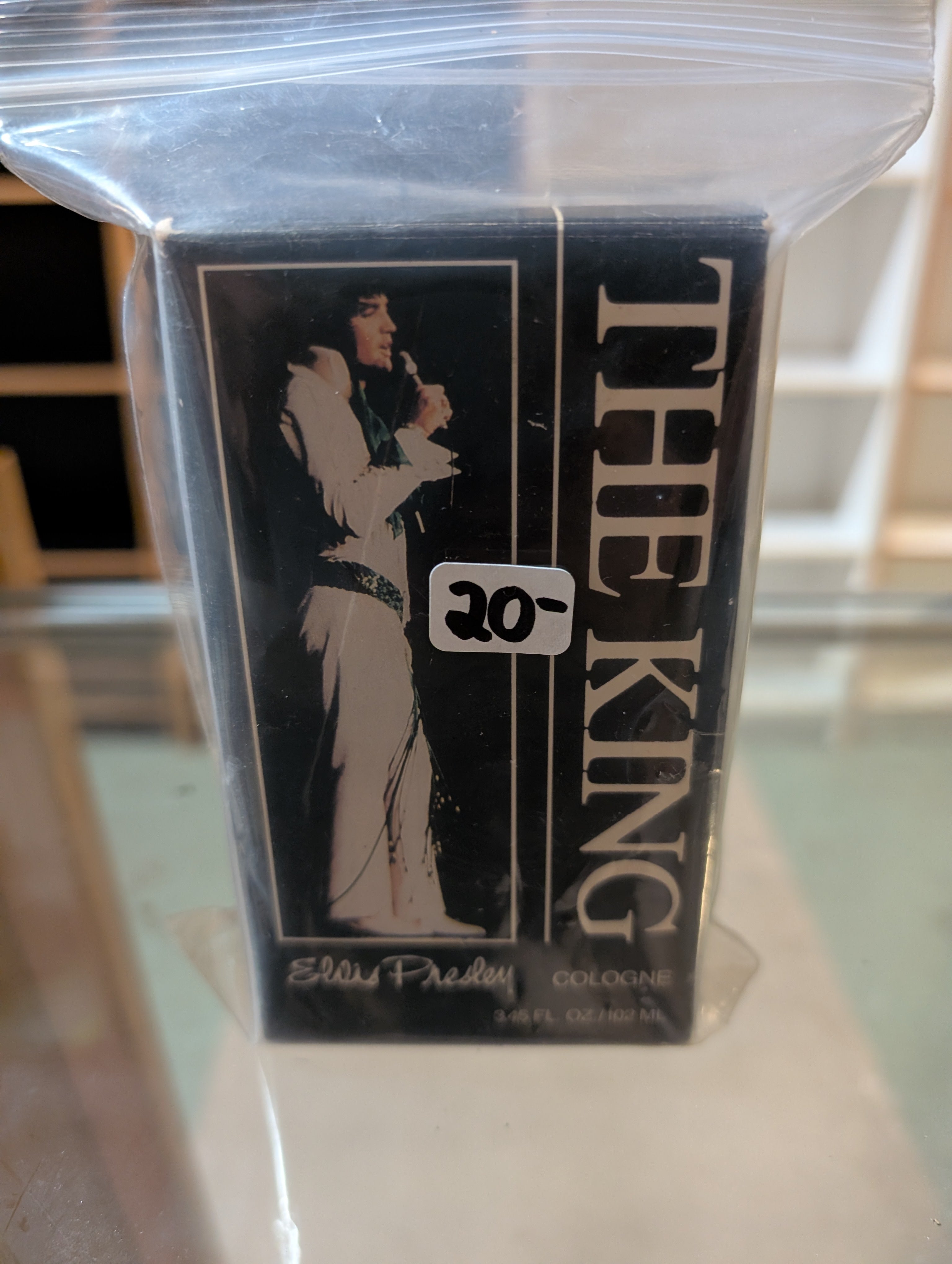 Vintage Elvis Presley The King Cologne 3.4 Oz Box Collectible Fragrance