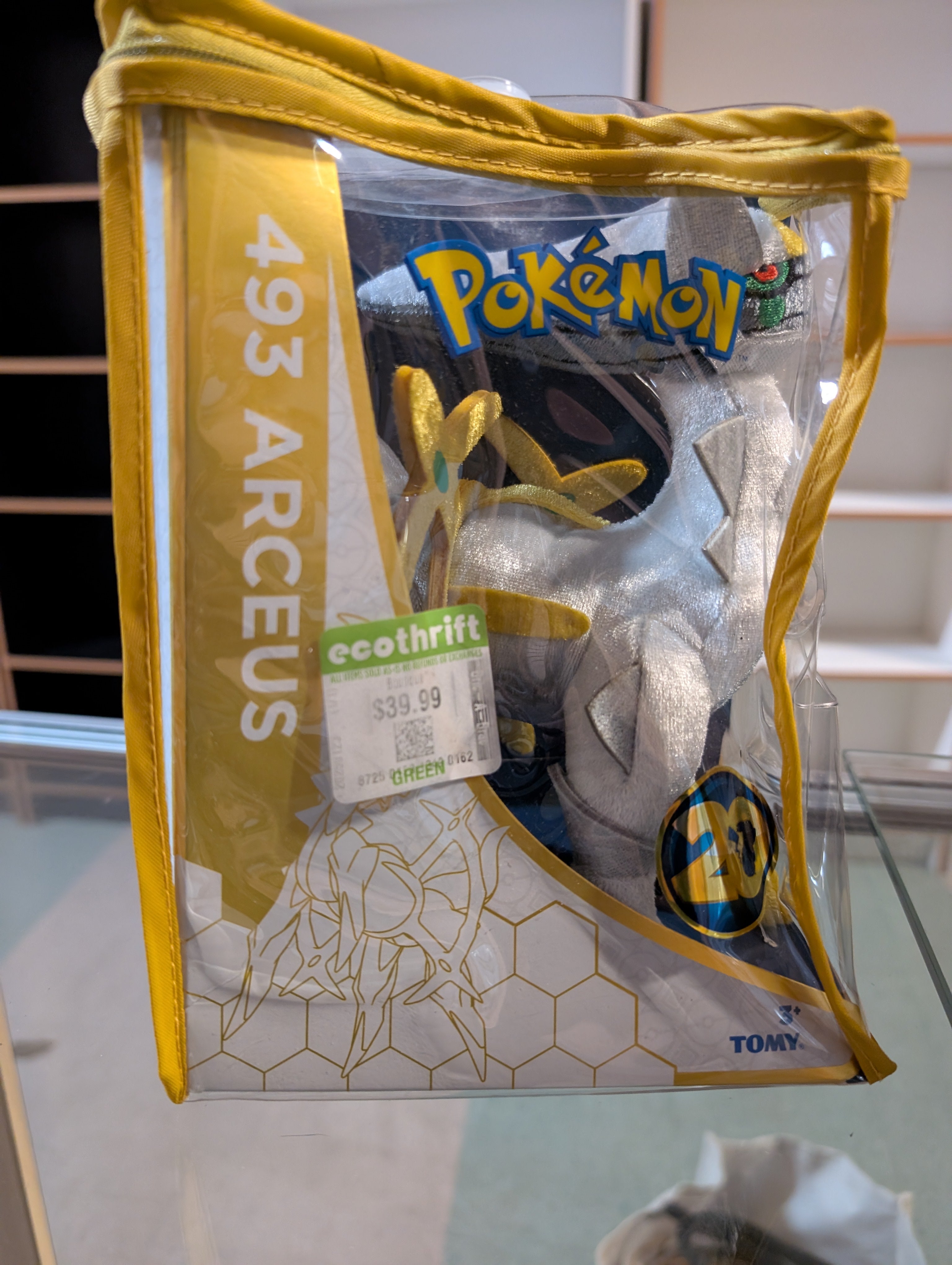 Pokemon Arceus Plush Figure TOMY Official Licensed Sealed Collectible Toy New