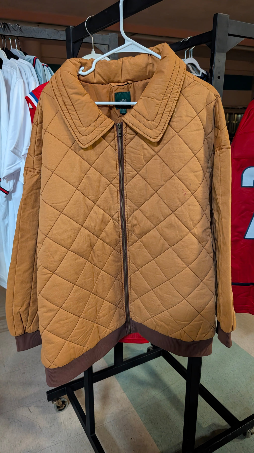 Wild Fable Quilted Puffer Jacket Desert Orange Size 4X