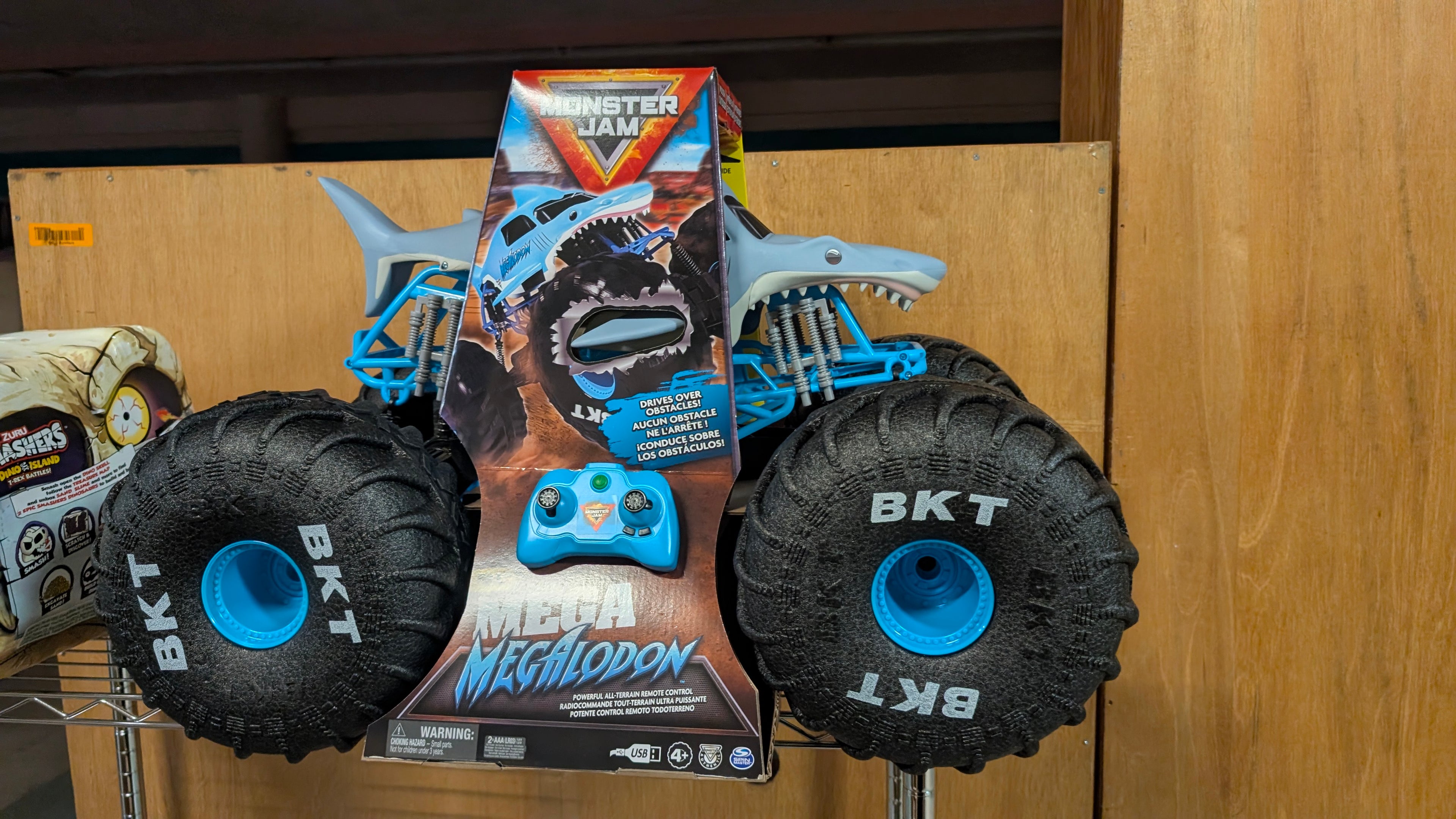 Monster Jam Mega Megalodon Remote Control Shark Truck Toy New In Box RC Kids