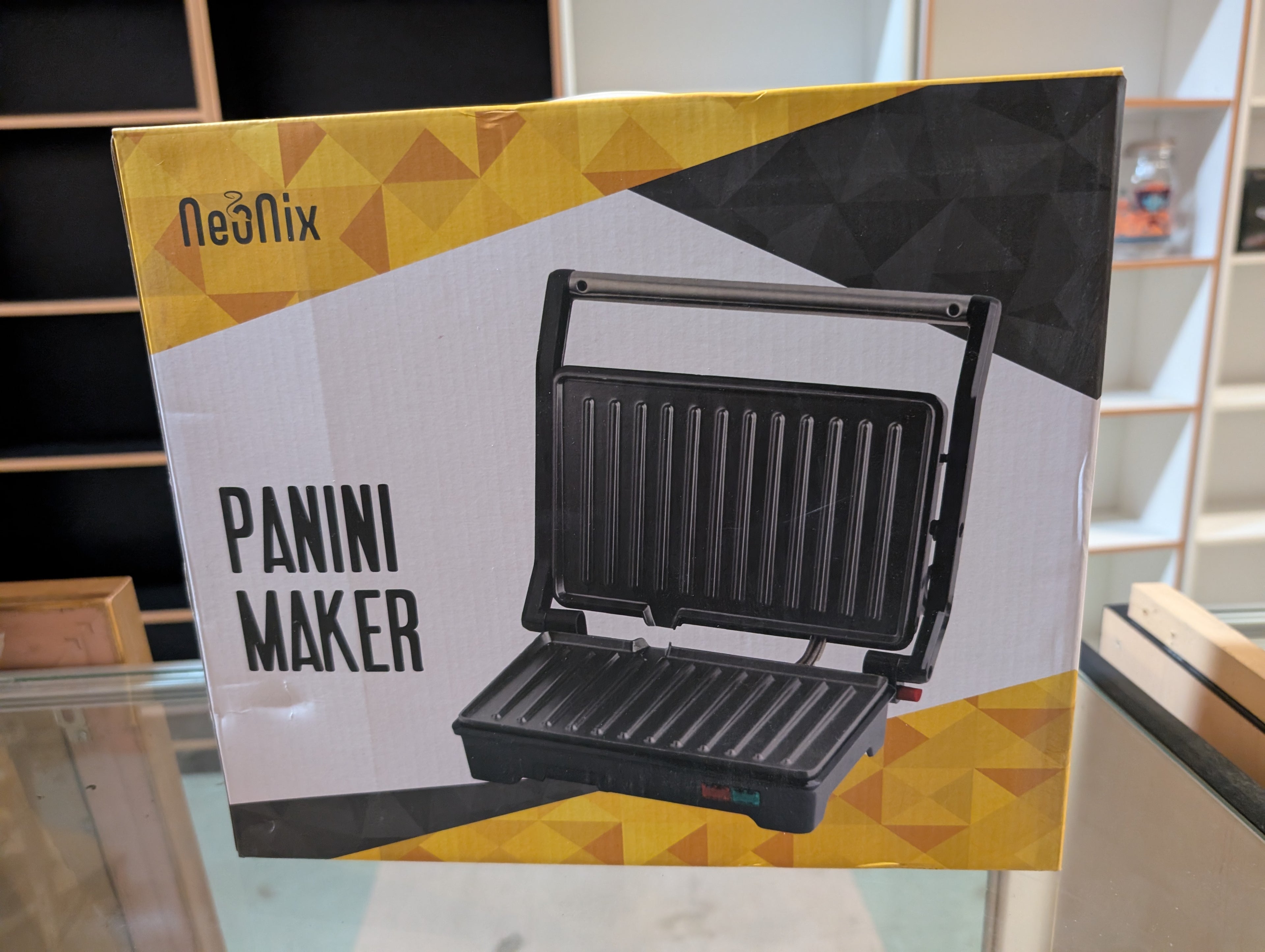 Neonix Panini Maker Electric Sandwich Grill Non Stick Press Kitchen Appliance