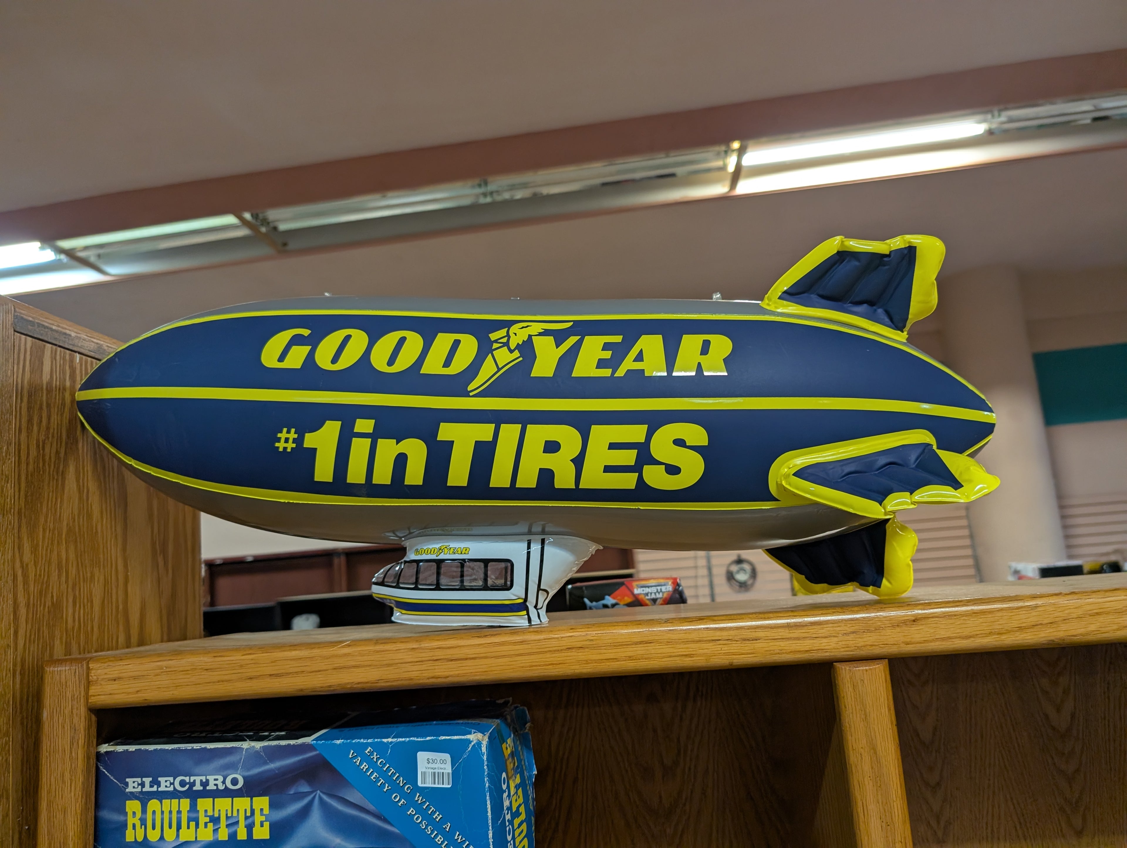 Goodyear Blimp Inflatable Advertising Display #1 In Tires Promotional Decor Piece