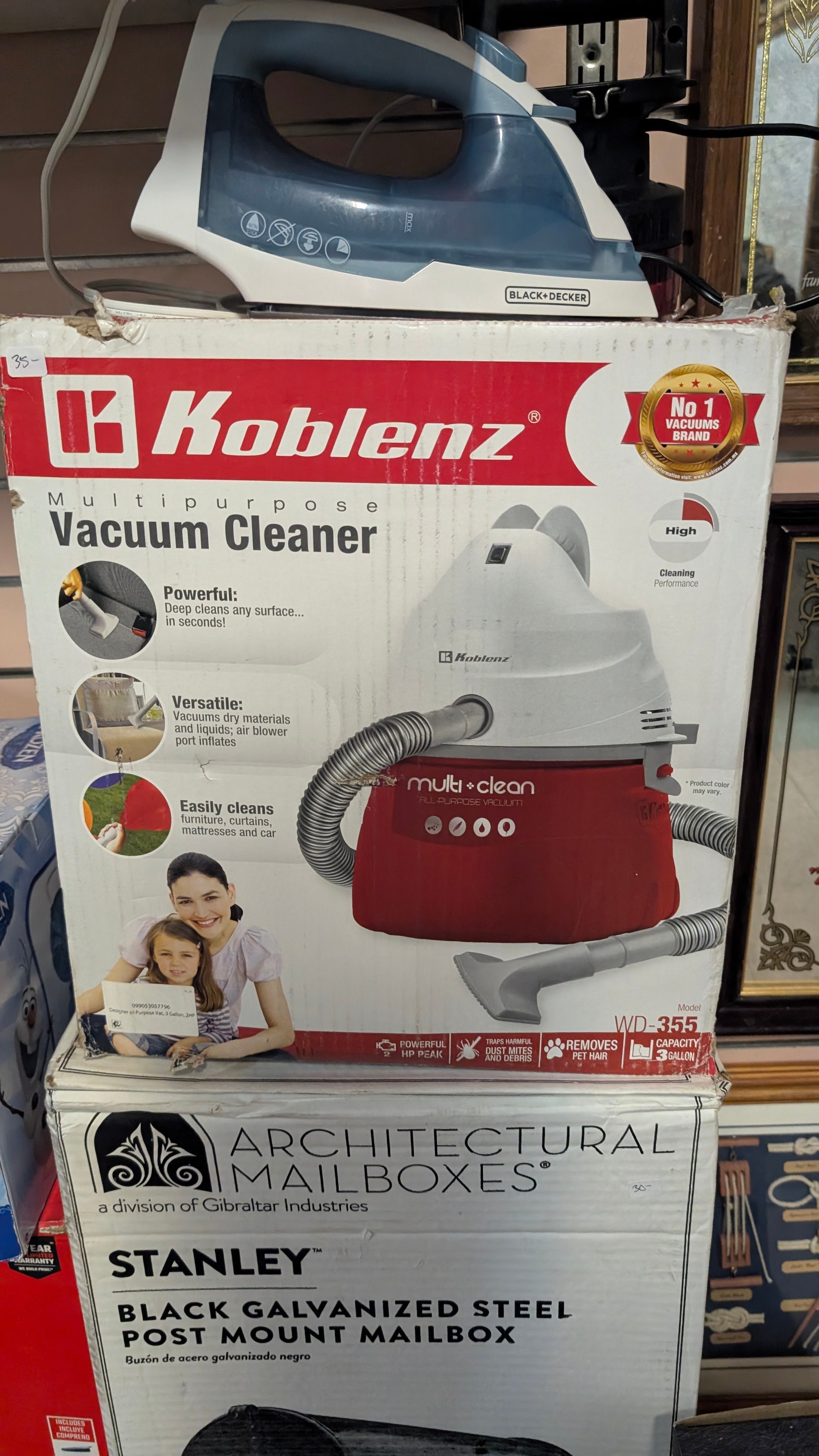 Koblenz Multi Clean WD-355 3 Gallon Multipurpose Vacuum Cleaner Boxed