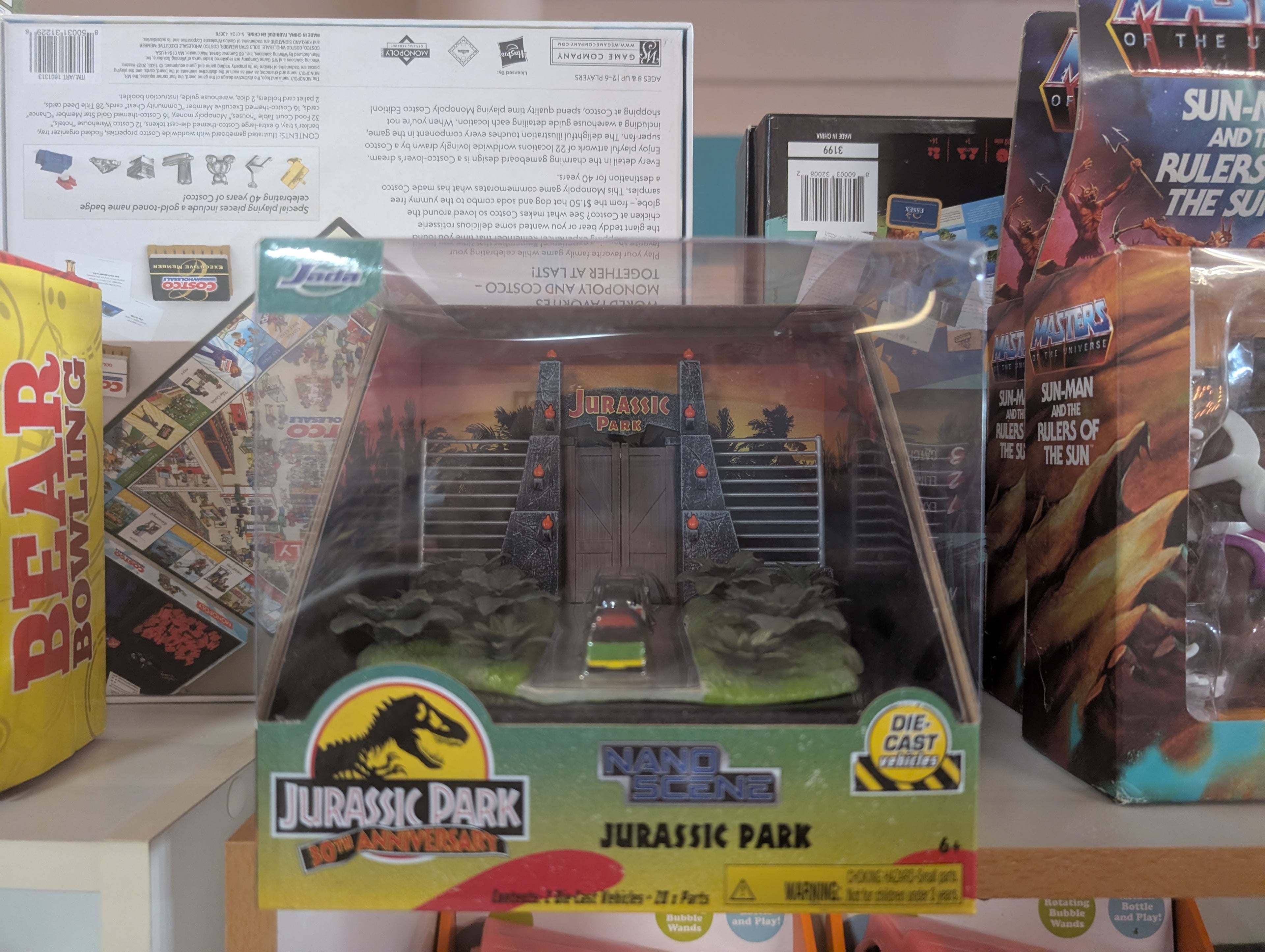 Jurassic Park Nano Scene Die Cast Vehicles Gate Playset New In Box Collectible
