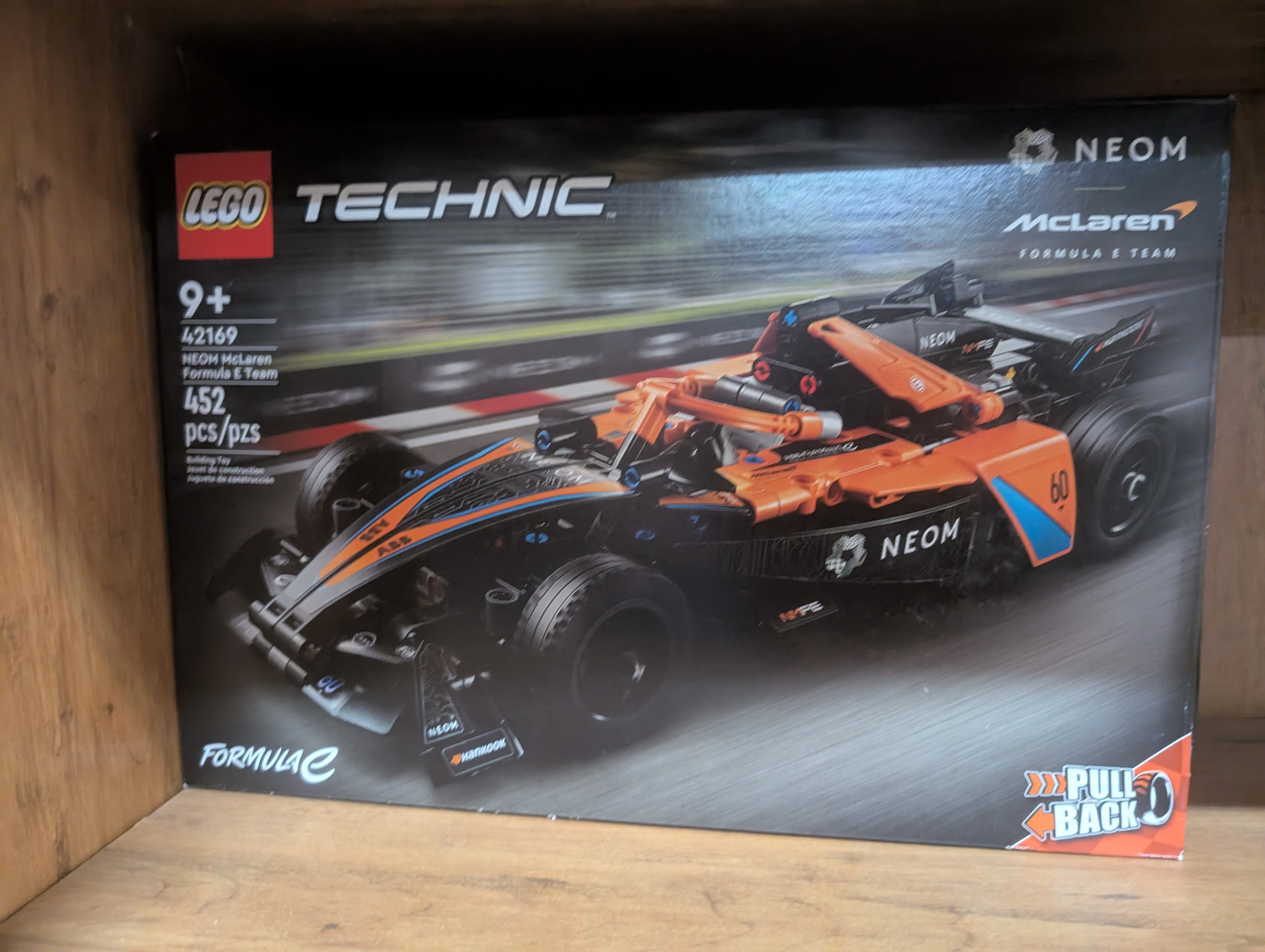 LEGO Technic NEOM McLaren Formula E Team 42169 Pull Back Race Car Set New In Box