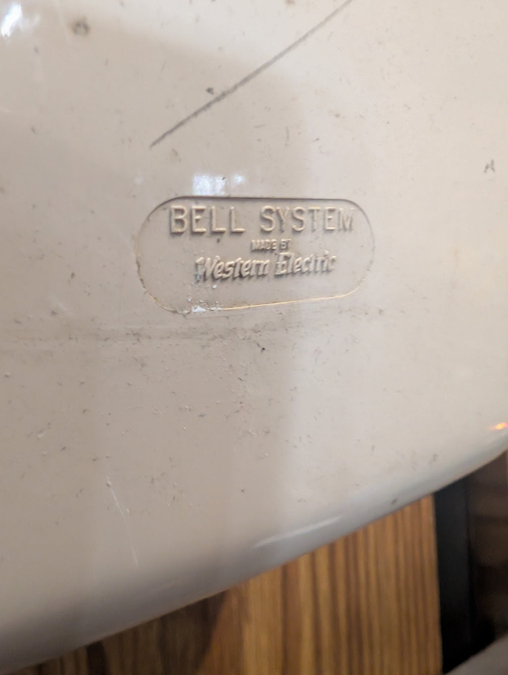 Vintage Bell System Western Electric Rotary Wall Telephone Ivory Working Classic