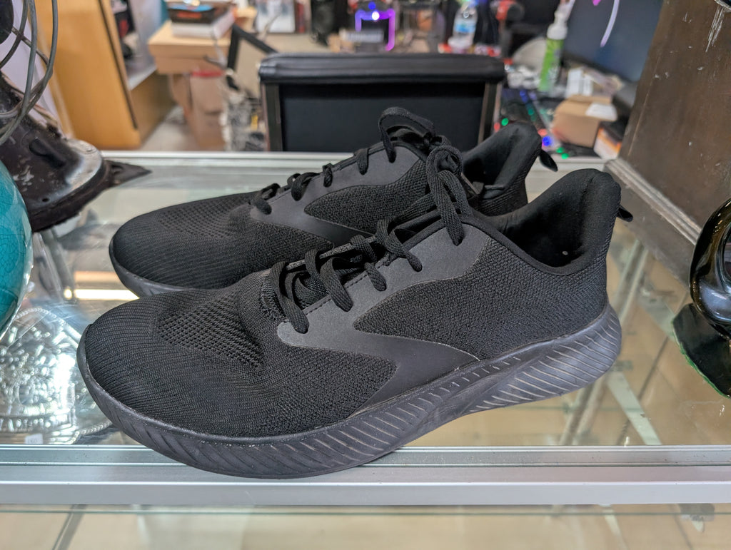 Athletic Works Black Memory Foam Athletic Sneakers Training Shoes