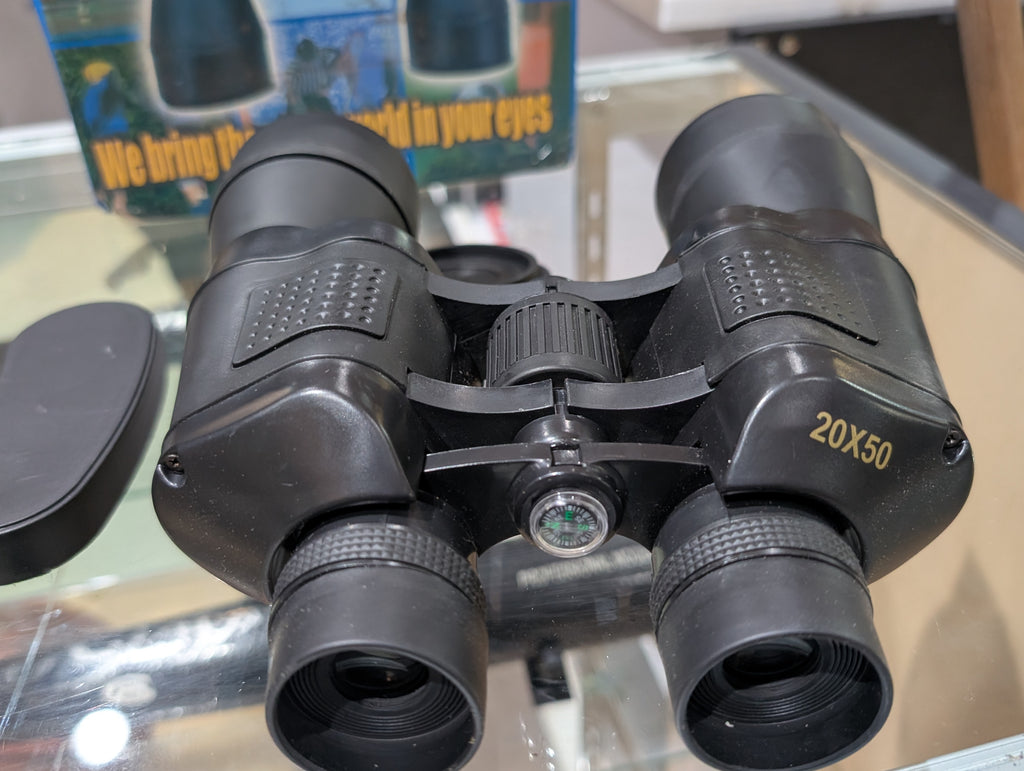 Vintage 20x50 Professional Binoculars With Case Box Outdoor Viewing Optics Gear