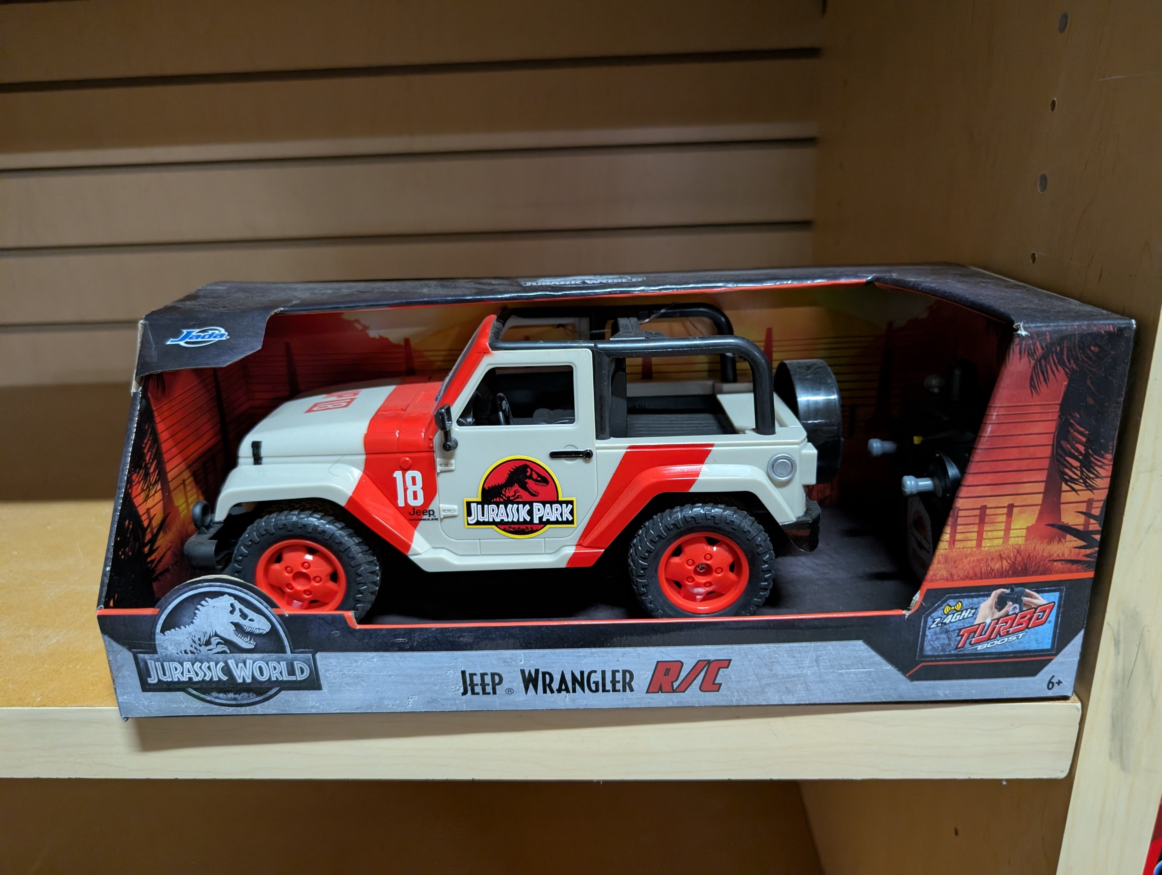 Jurassic World Jeep Wrangler RC Vehicle Boxed Remote Control Collectible Toy