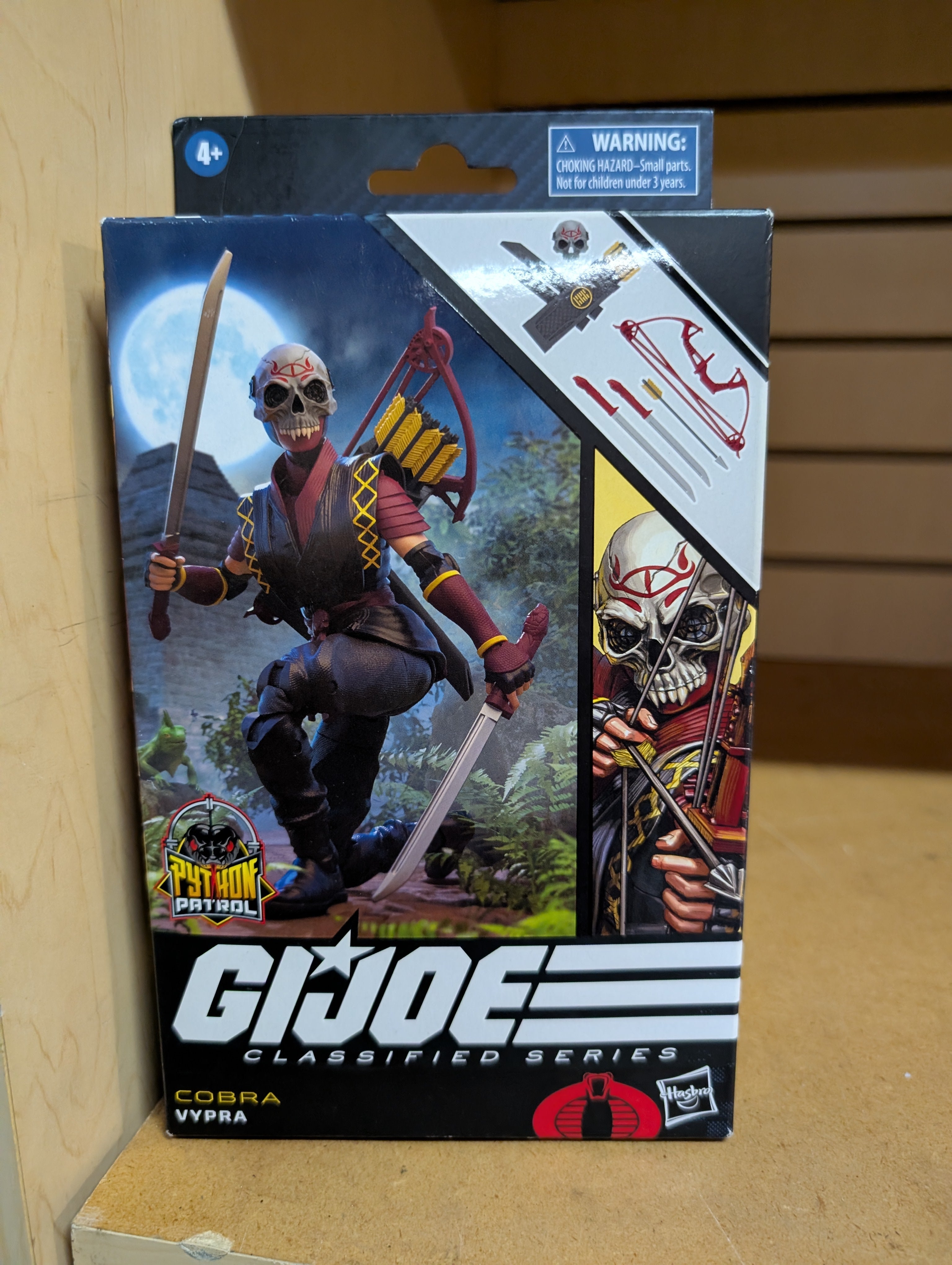GI Joe Classified Series Cobra Vypra Action Figure Hasbro New In Box Collectible