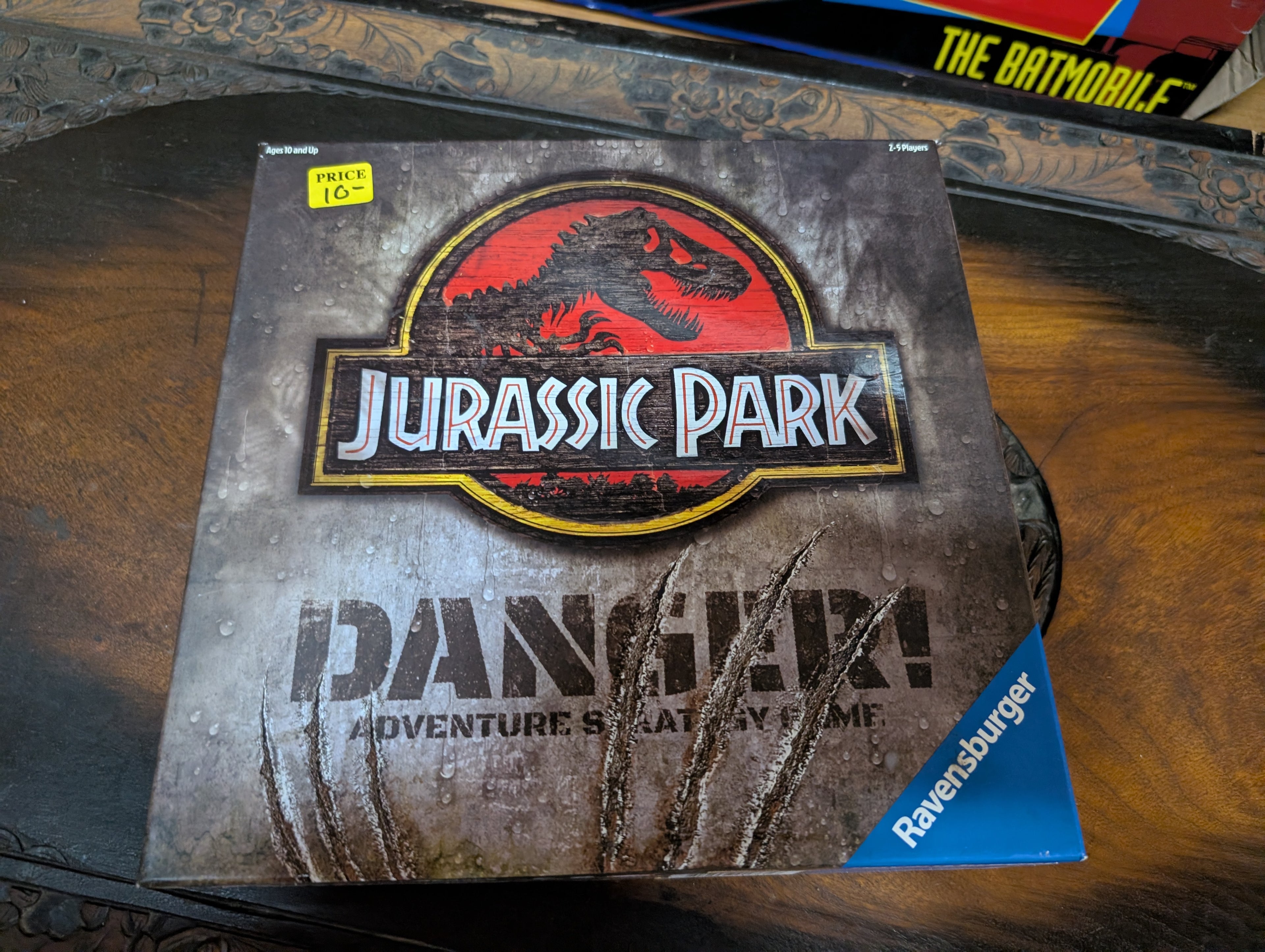 Jurassic Park Danger Adventure Strategy Board Game Ravensburger Complete Edition
