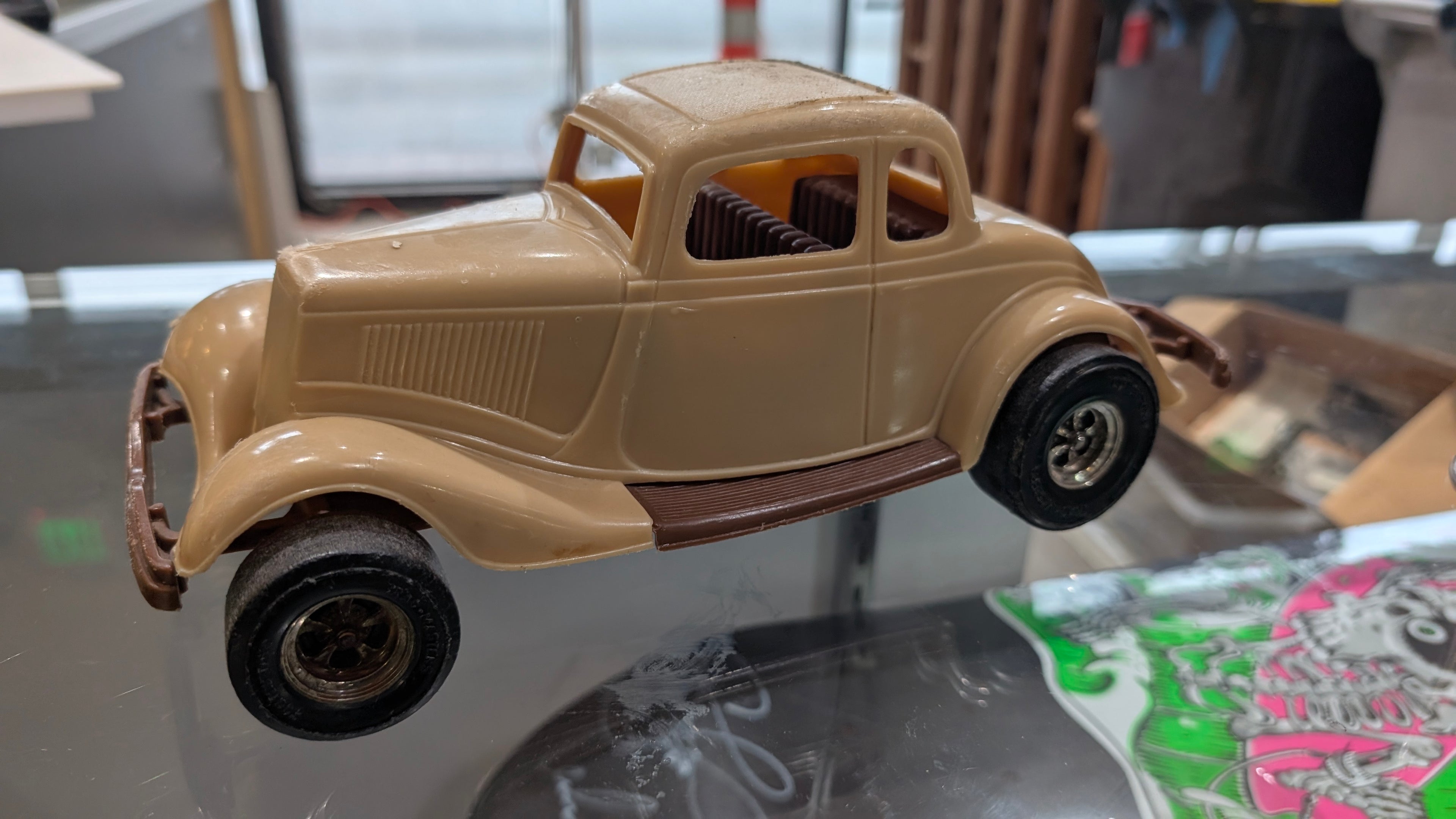 Vintage Durant Plastics 1934 Ford Victoria Plastic Toy Car Made USA Collectible