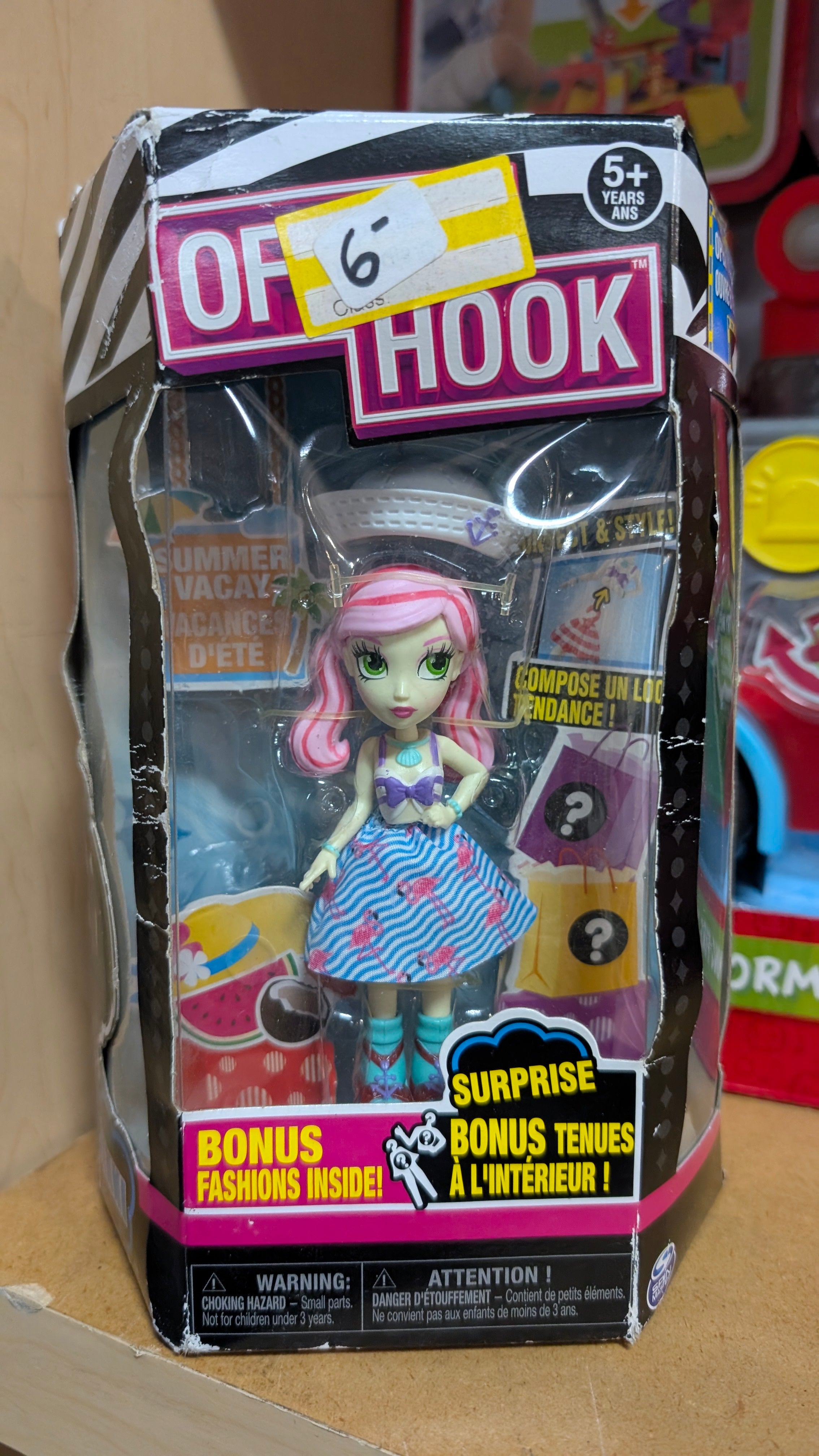 Off The Hook Fashion Doll Summer Vacation Surprise Bonus Outfits Boxed Toy
