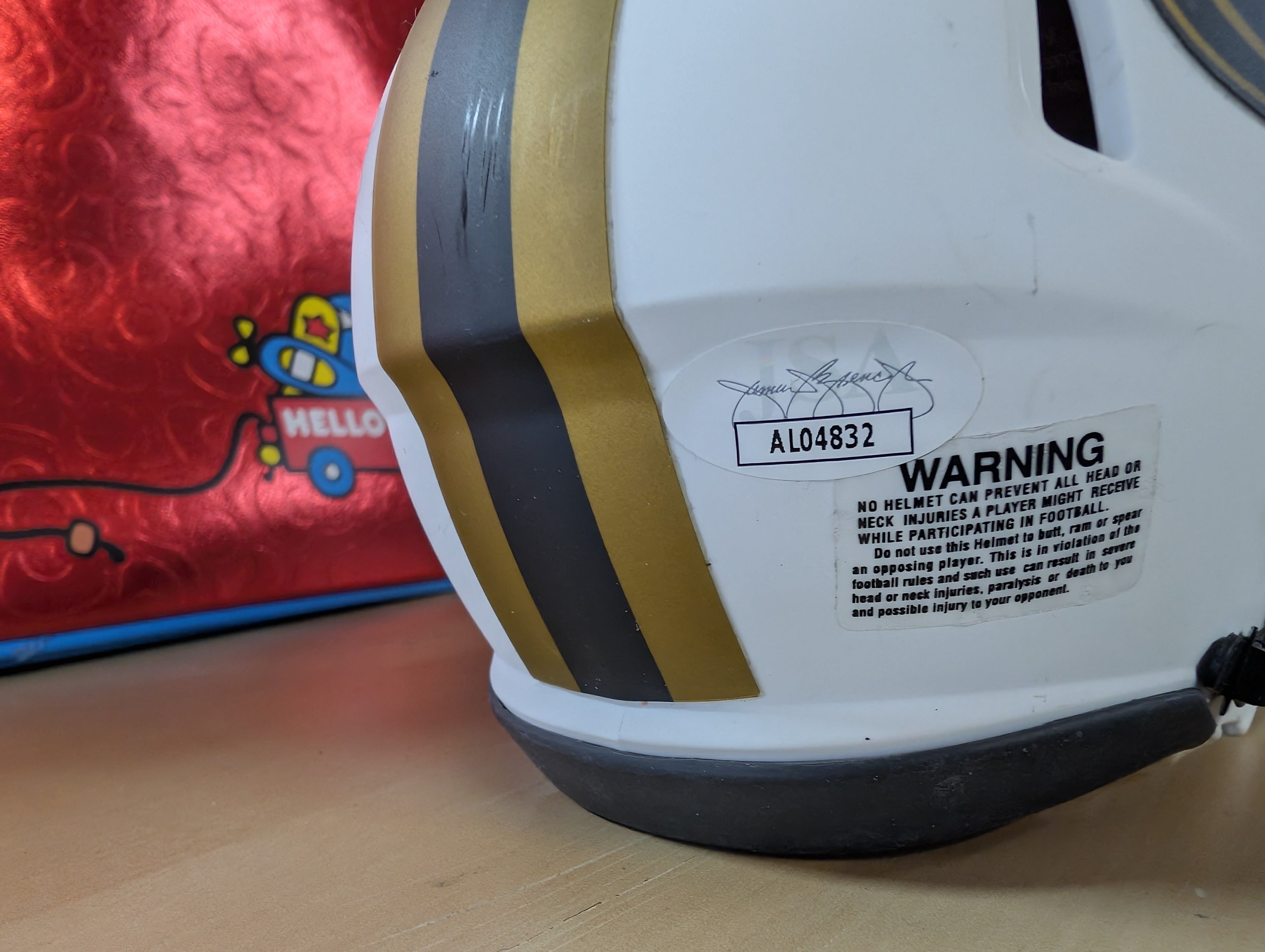 Brent Jones Signed San Francisco 49ers Mini Helmet Autographed COA