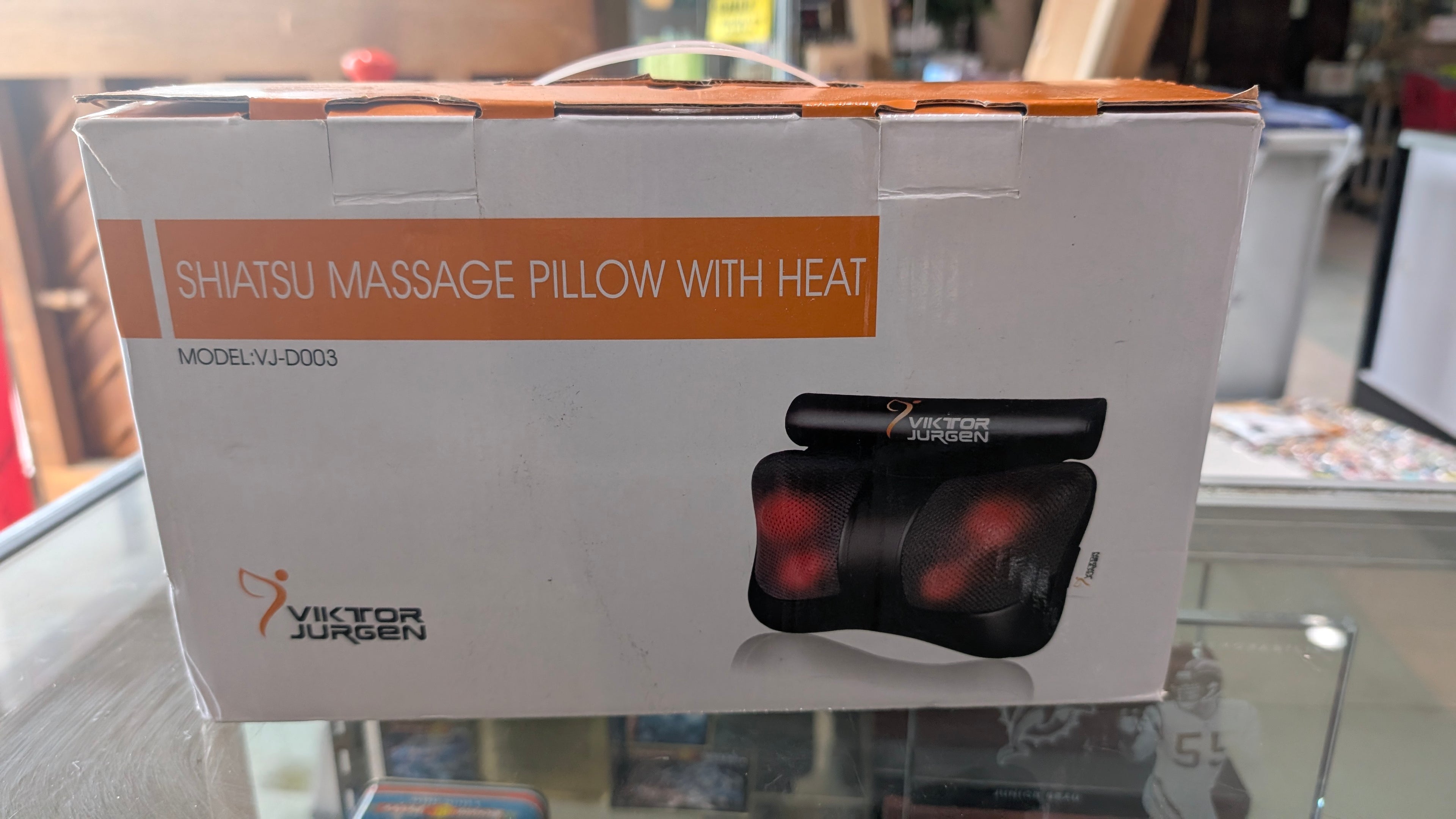 Viktor Jurgen Shiatsu Massage Pillow With Heat Model VJ-D003 New Boxed Electric