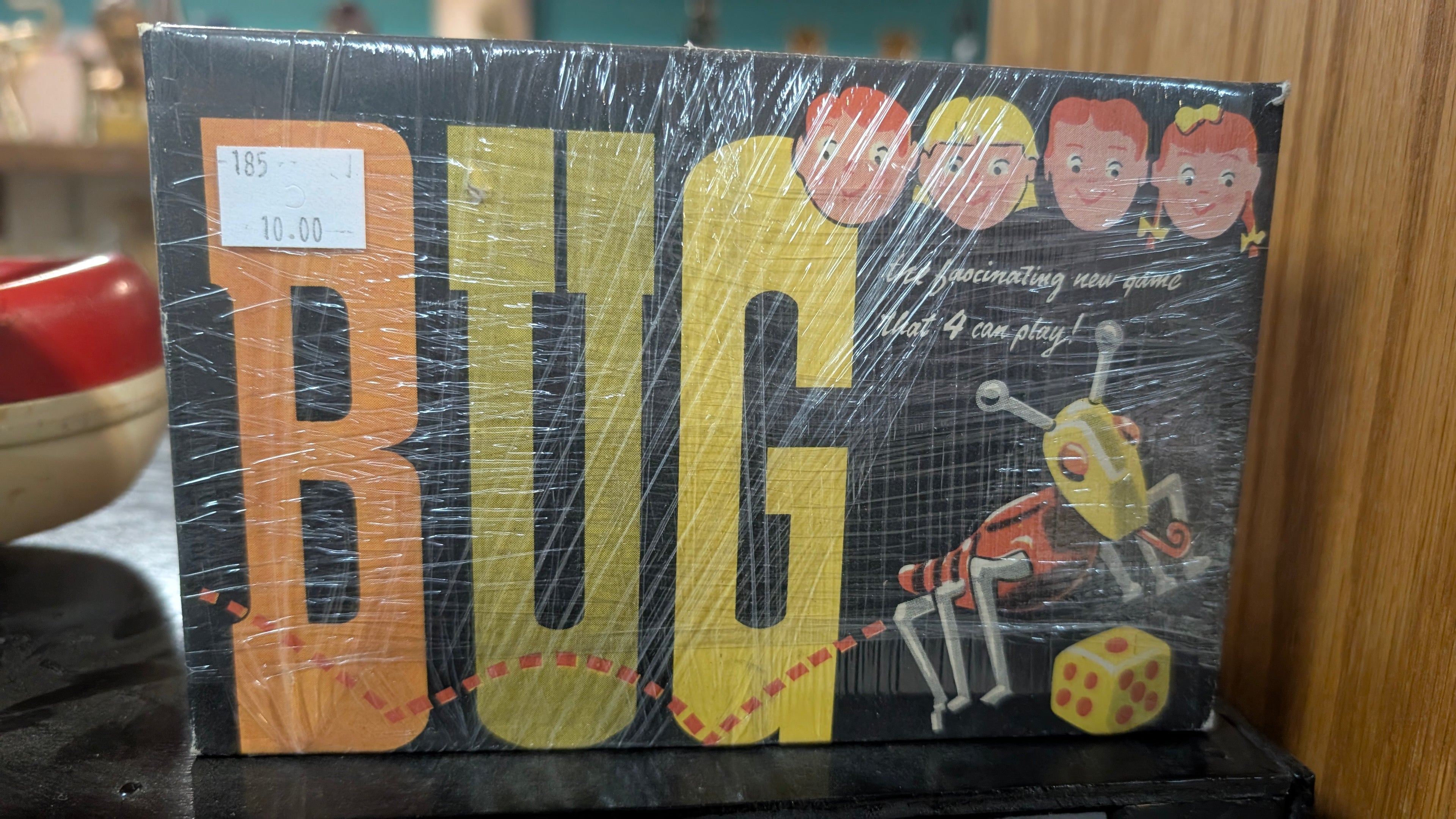 Vintage BUG Board Game Retro Family Dice Game Classic Toy Boxed Collectible