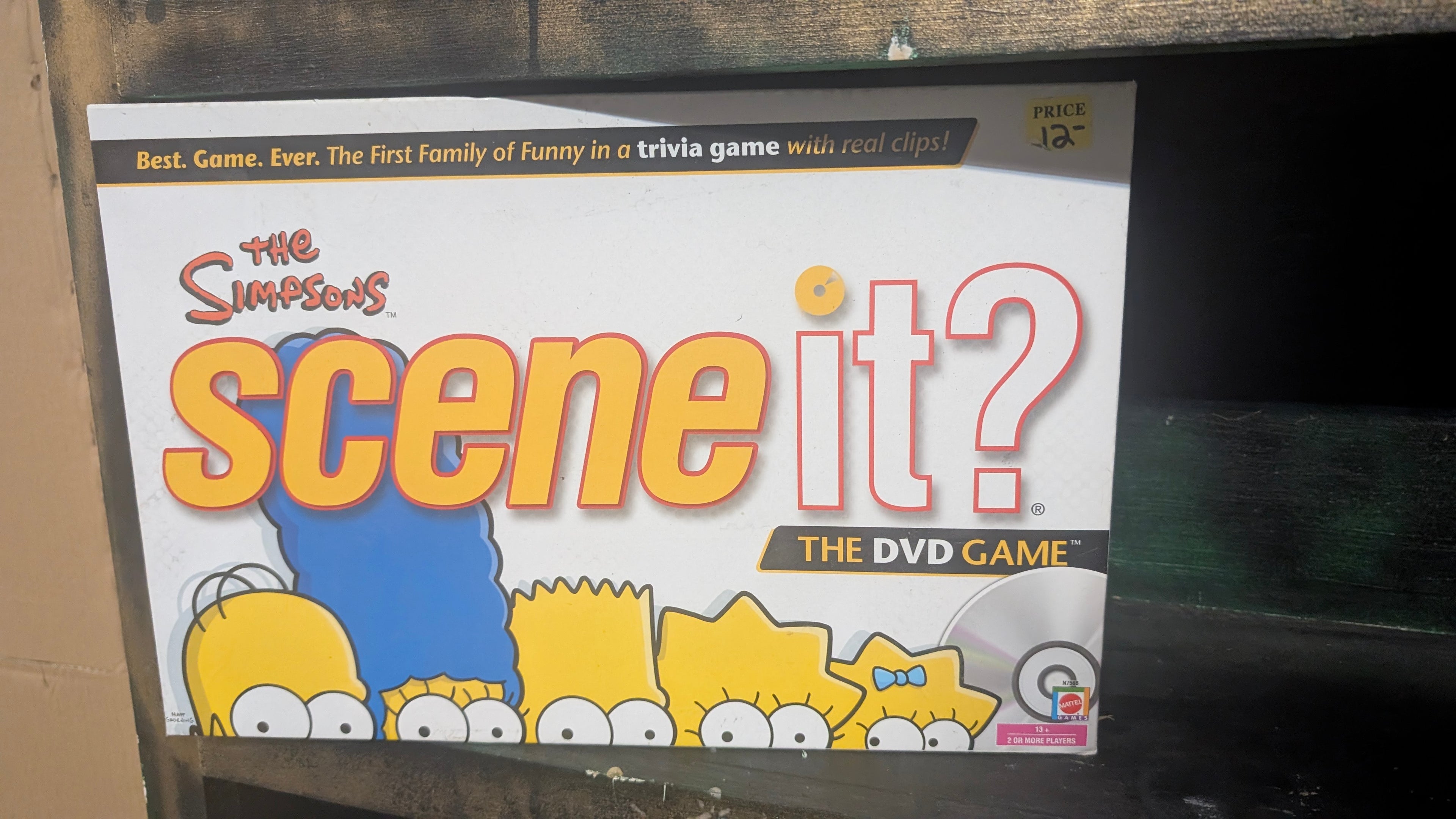 Vintage The Simpsons Scene It DVD Trivia Game Family Edition Collectible Board Game