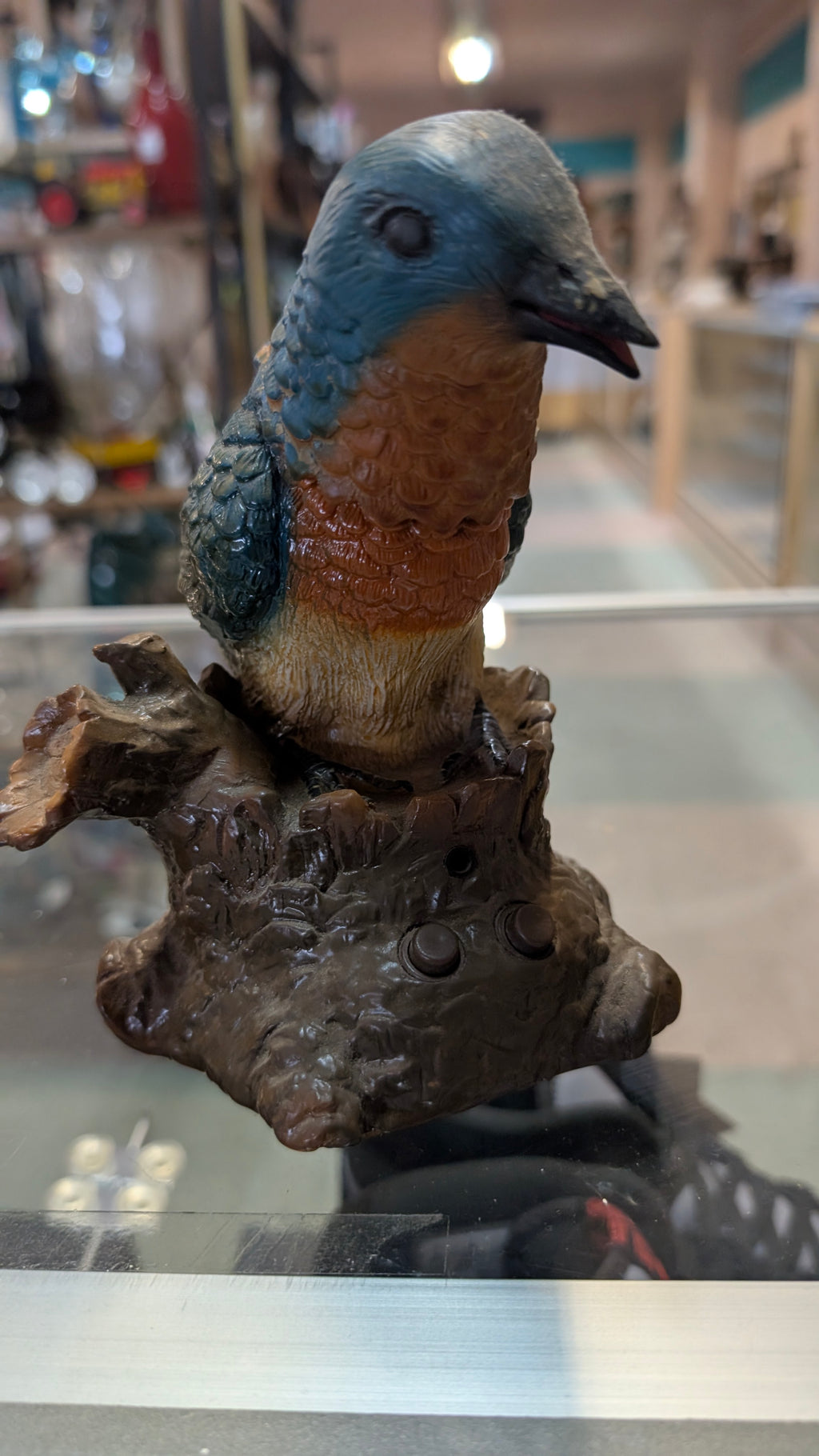 Vintage Gemmy Industries Animated Musical Bluebird Zip-A-Dee-Doo-Dah Figure