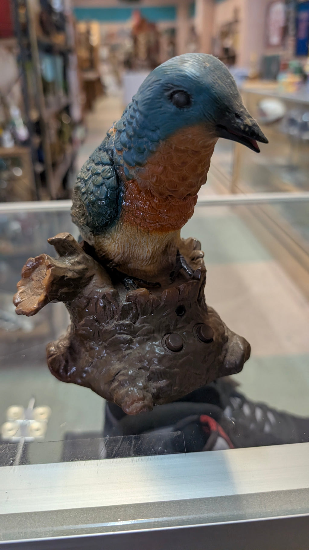 Vintage Gemmy Industries Animated Musical Bluebird Zip-A-Dee-Doo-Dah Figure