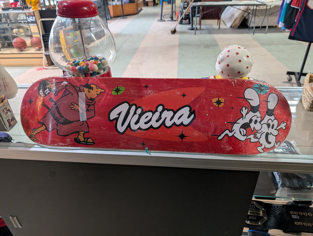 Pizza Skateboards Vieira Pro Model Cartoon Graphic Skateboard Deck Collectible