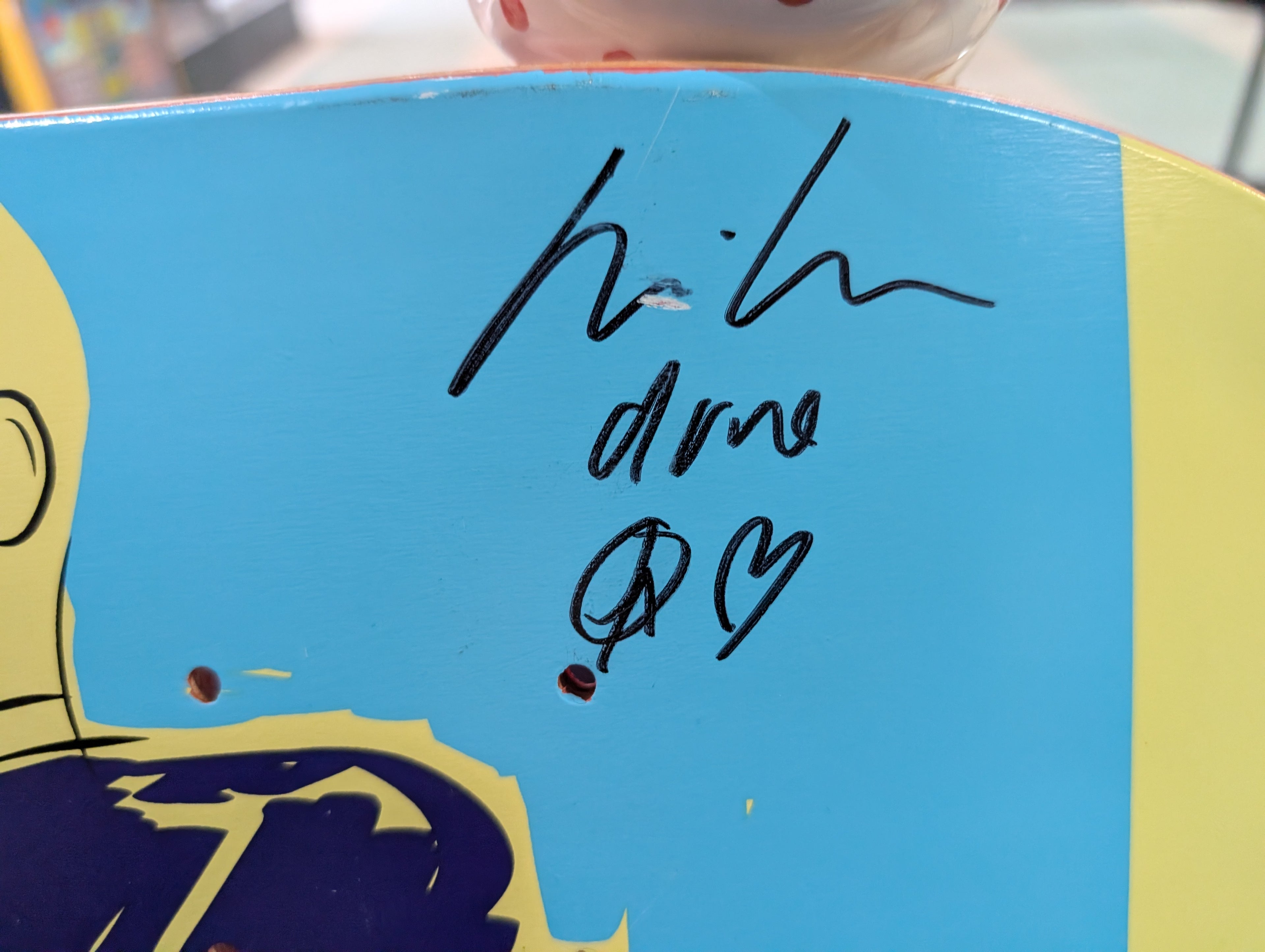 Signed Chris Dune Pastras Listen To Jazz Pro Model Skateboard Deck Autograph Collectible