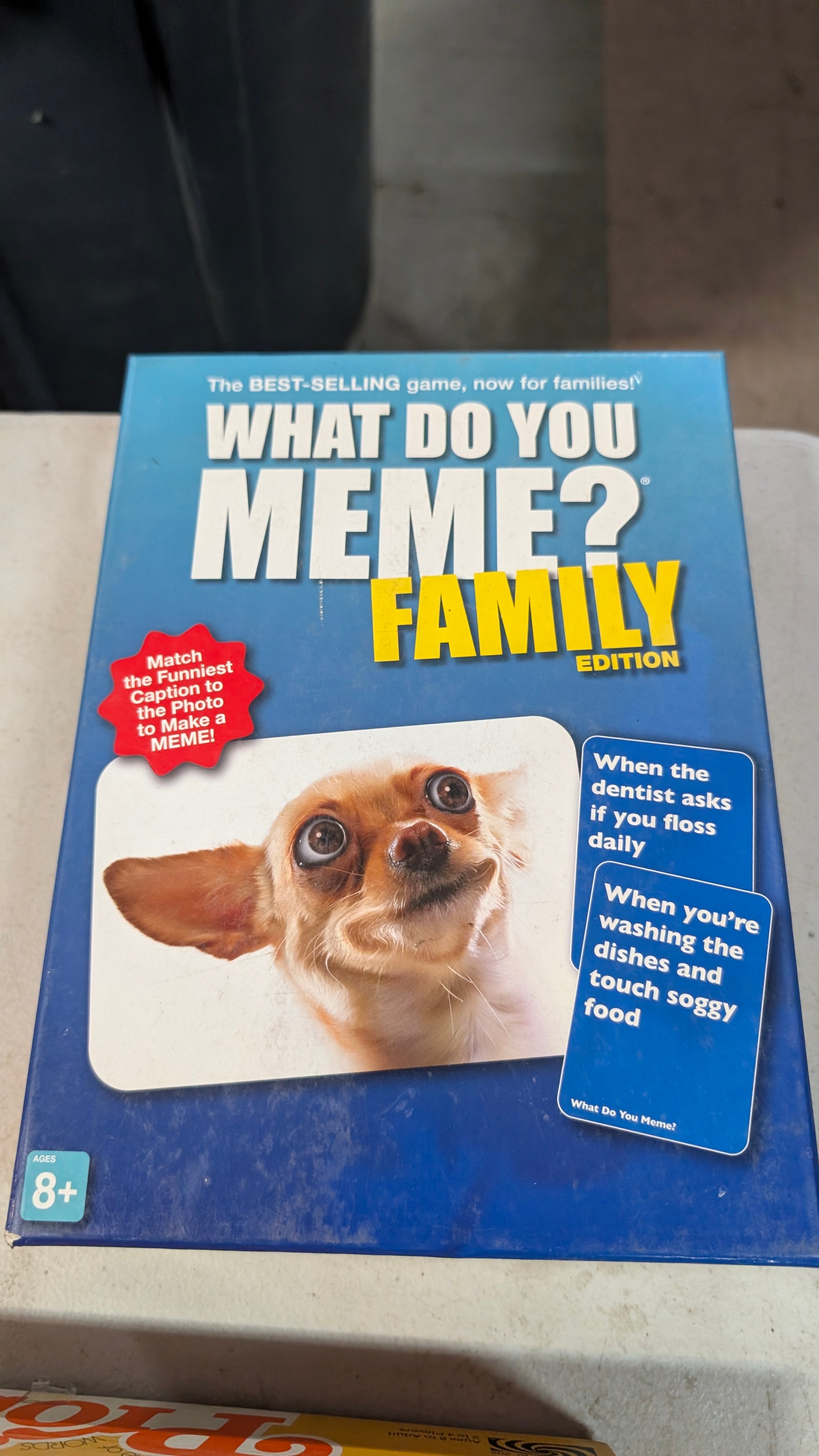 WHAT DO YOU MEME Family Edition Board Game Complete Boxed Party Game Card Fun