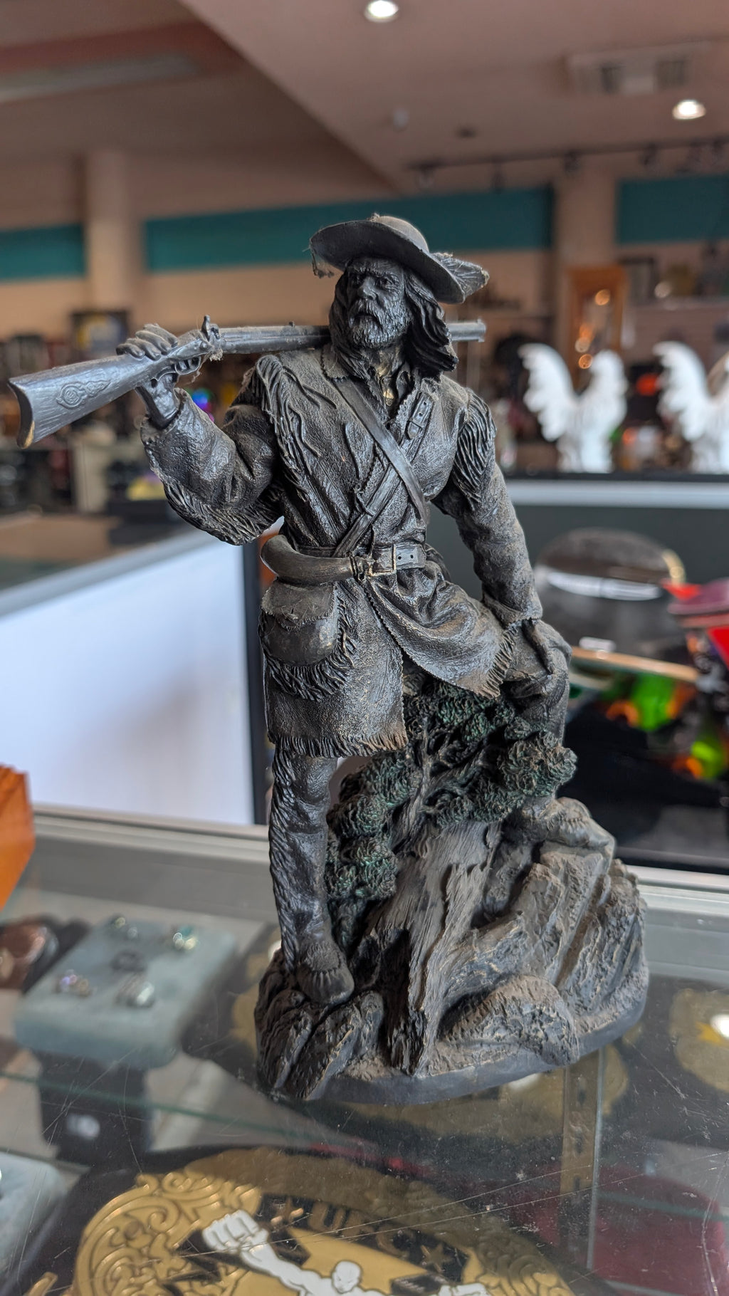 Vintage Friends Of NRA Trailblazer Statue By Rick Terry 2003 Collectible Art