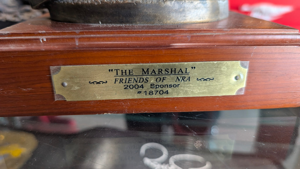 Vintage Big Sky Carvers The Marshal Friends Of NRA Western Lawman Sculpture