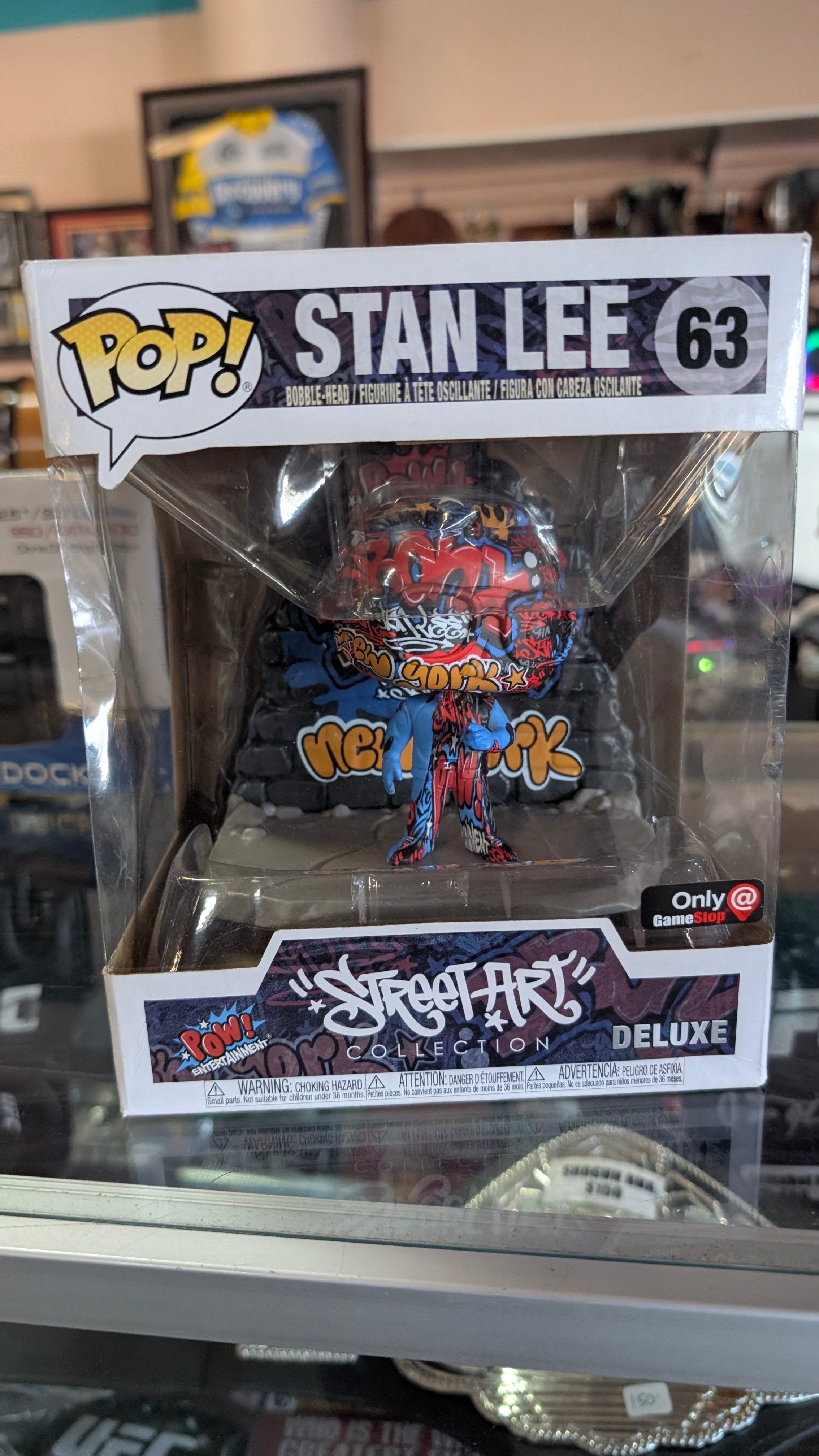 Funko Pop Stan Lee Street Art Collection Deluxe Bobble Head Figure 63 Exclusive