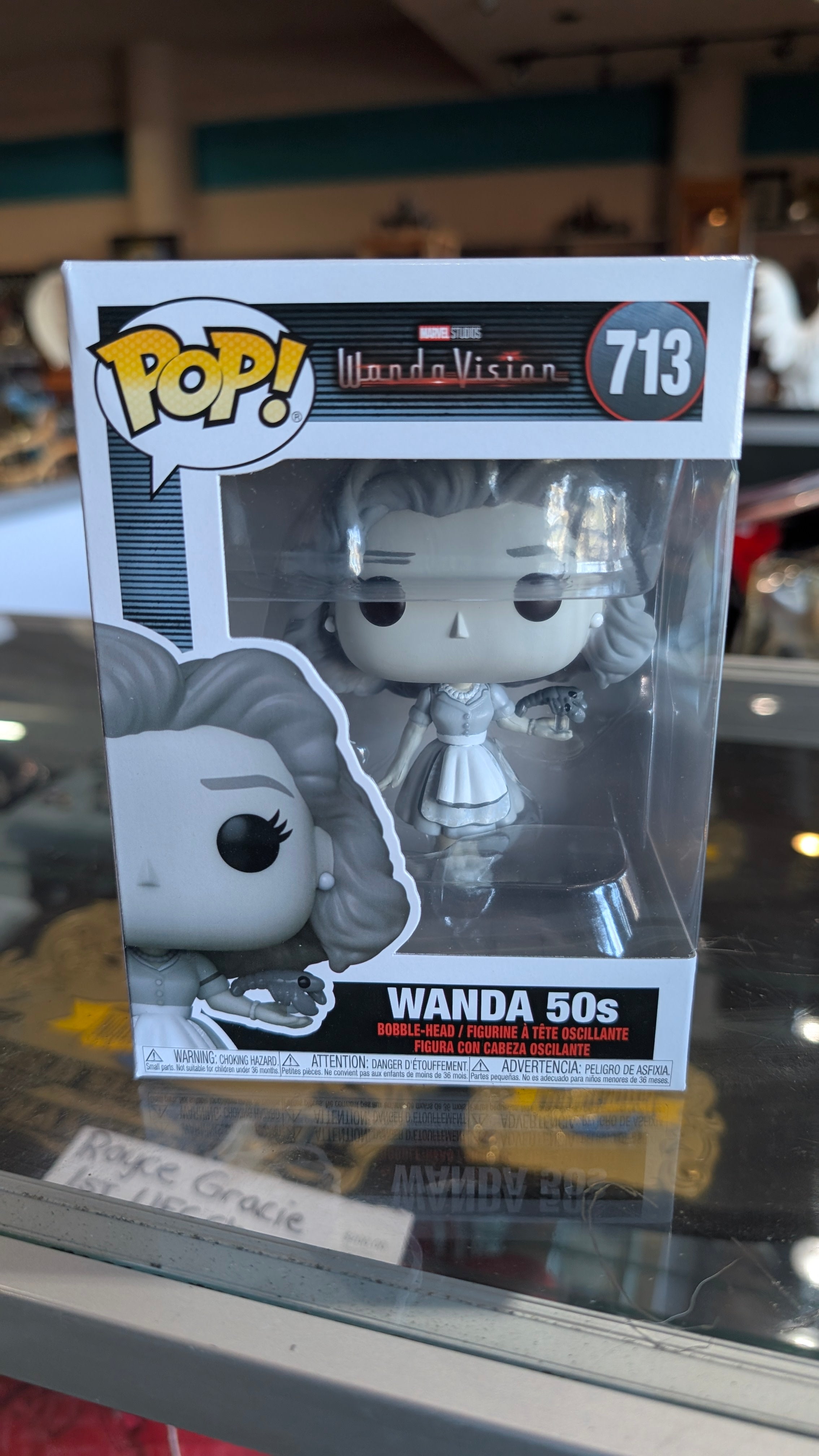 Funko Pop Wanda 50s 713 WandaVision Marvel Bobble Head Figure