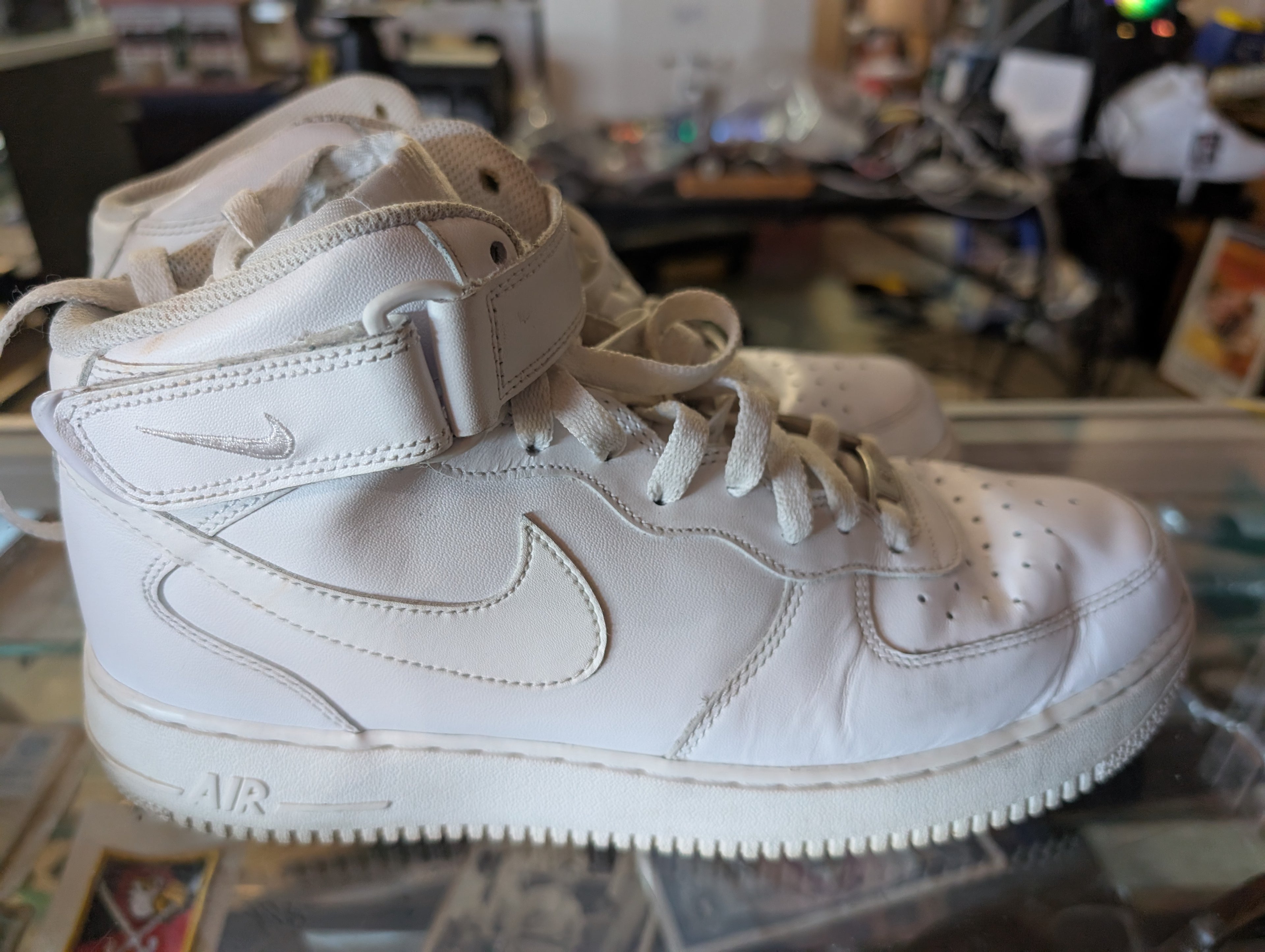 Nike Air Force 1 Mid White 315123 111 Mens Size 10.5 Sneakers