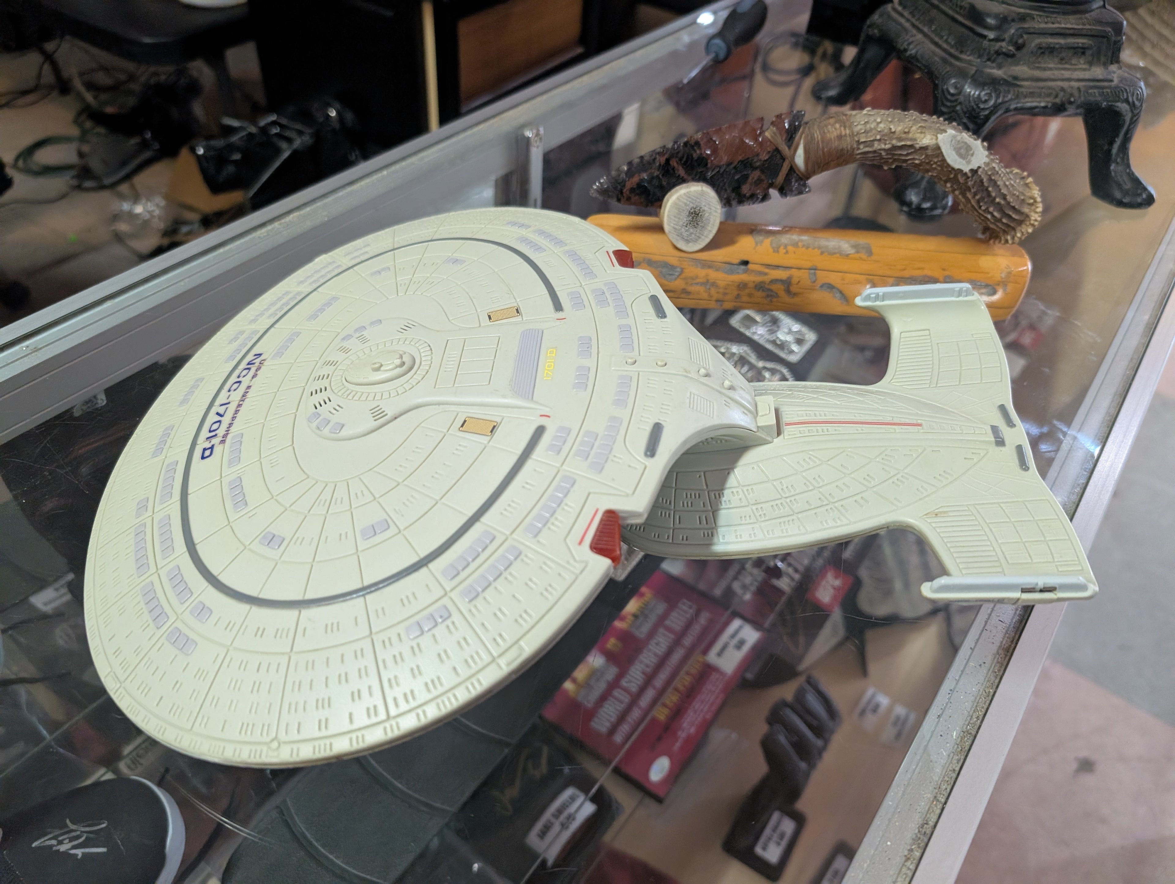 Vintage 1992 Playmates USS Enterprise NCC1701D Star Trek Toy Model
