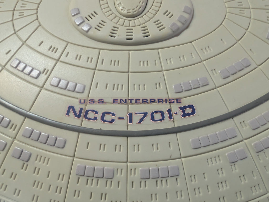 Vintage 1992 Playmates USS Enterprise NCC1701D Star Trek Toy Model